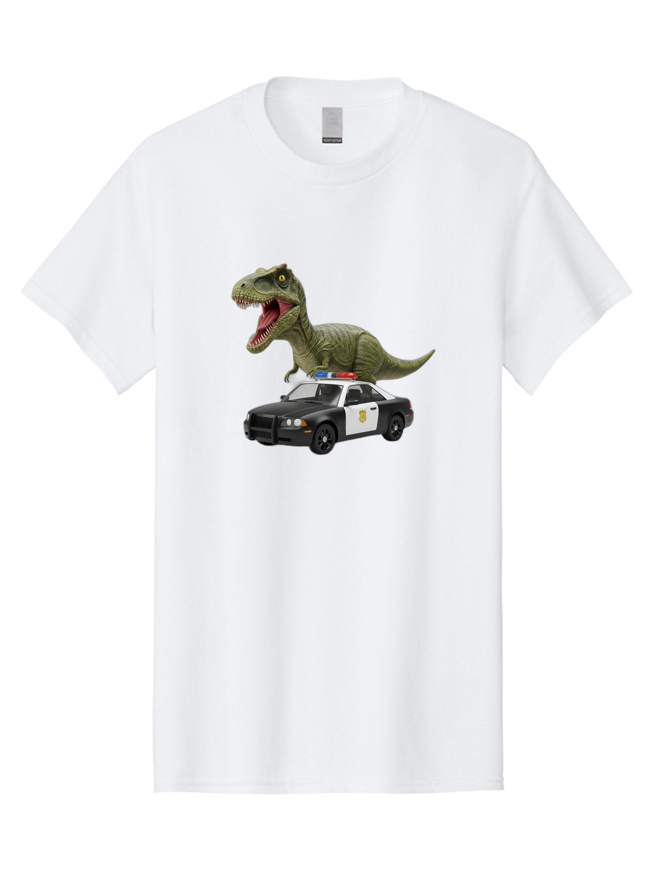 T-Rex-Police-Car Men'S Graphic Tee, 100% Cotton, Comfortable Casual Summer Wear, Machine Washable, Vintage Camera, Old Camera, Antique Camera, Black Camera, Classic Photography, Photography Equipment, Nostalgic Device, Film Camera, Camera Art Bai441 11