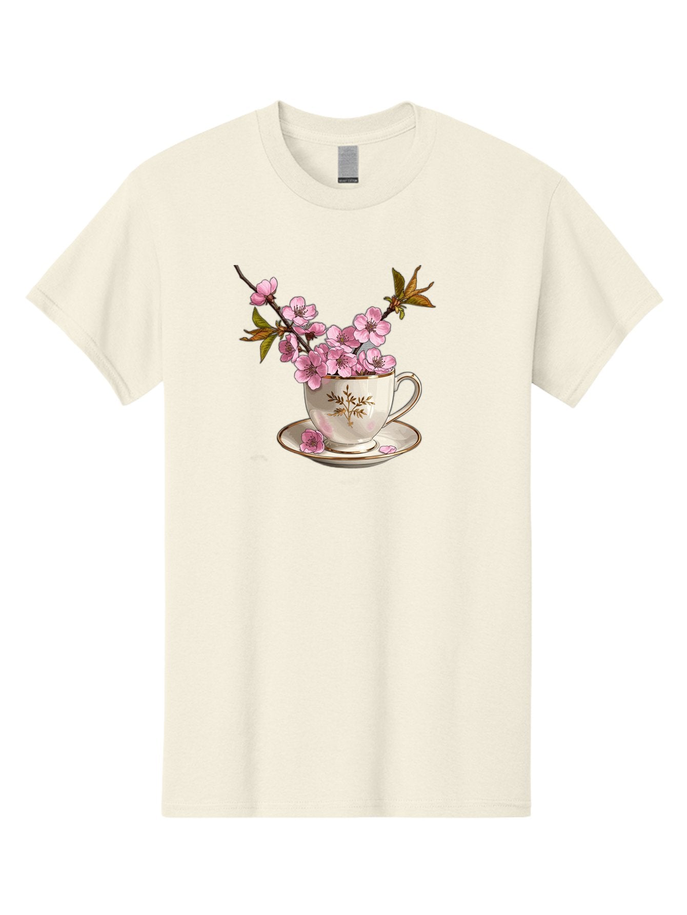 Tea-Cup-With-Cherry-Blossoms-2 Men'S Graphic Tee, 100% Cotton, Comfortable Casual Summer Wear, Machine Washable, Vintage Camera, Old Camera, Antique Camera, Black Camera, Classic Photography, Photography Equipment, Nostalgic Device, Bai447 15