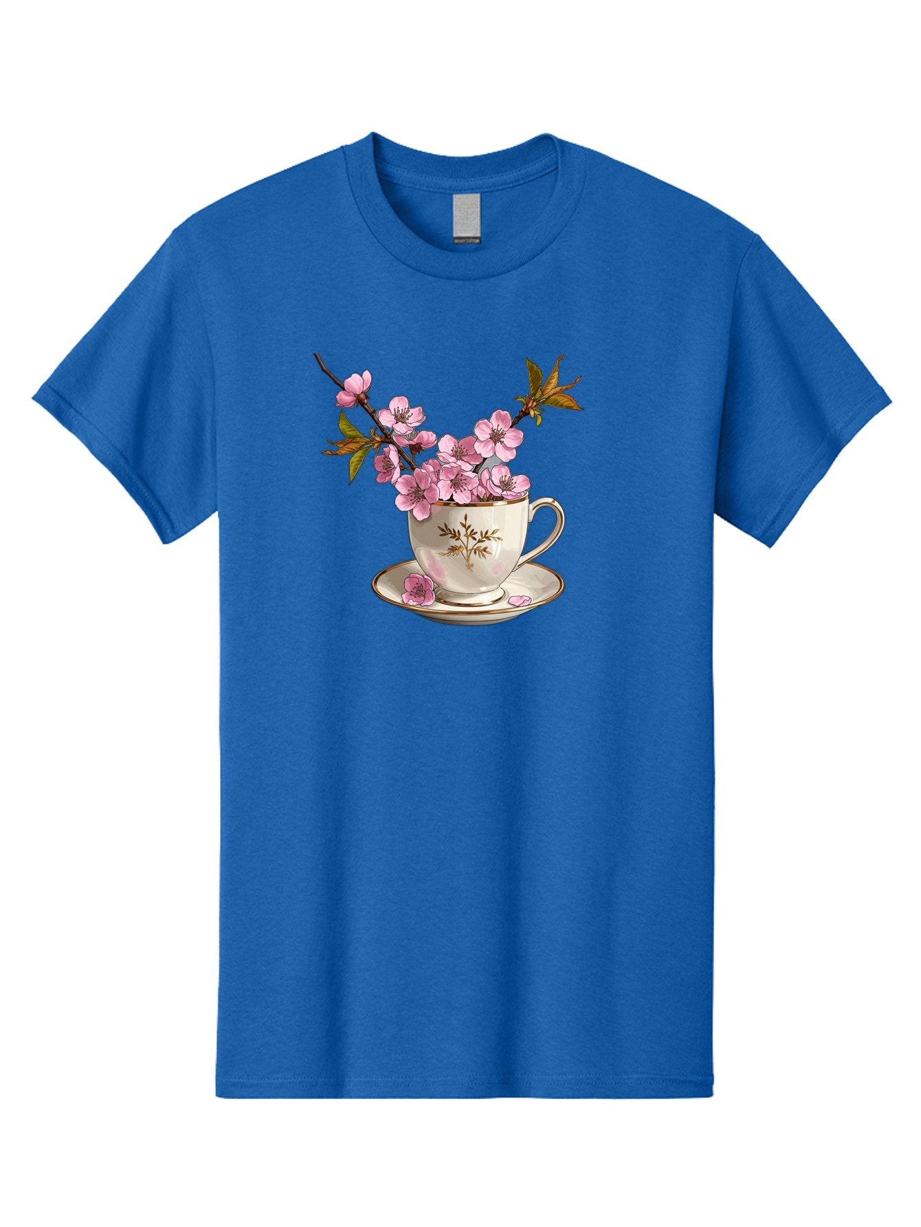 Tea-Cup-With-Cherry-Blossoms-2 Men'S Graphic Tee, 100% Cotton, Comfortable Casual Summer Wear, Machine Washable, Vintage Camera, Old Camera, Antique Camera, Black Camera, Classic Photography, Photography Equipment, Nostalgic Device, Bai447 14