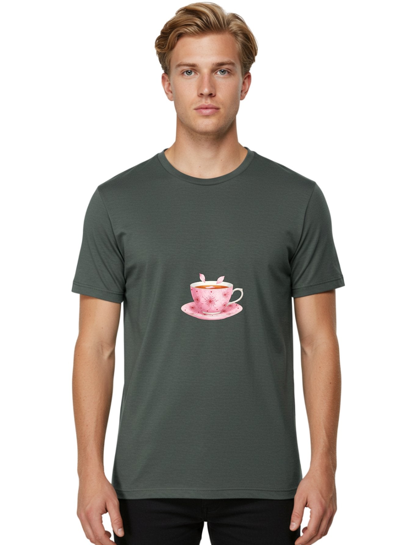 Teacup-With-Rabbit-Ears Men'S Graphic Tee, 100% Cotton, Comfortable Casual Summer Wear, Machine Washable, Vintage Camera, Old Camera, Antique Camera, Black Camera, Classic Photography, Photography Equipment, Nostalgic Device, Film Camera, Bai451 29
