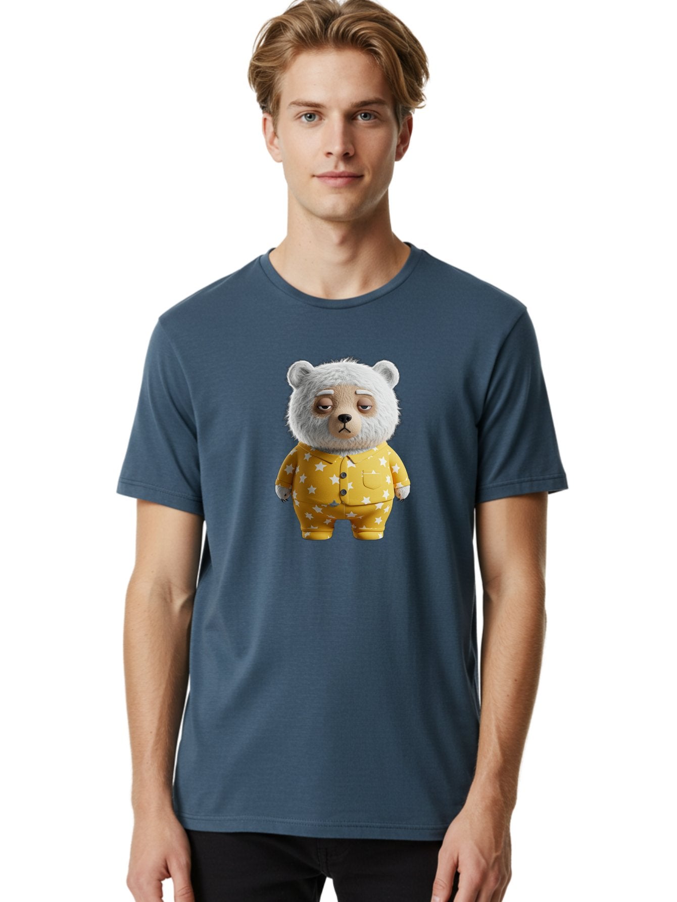 Teddy-Bear-In-Pajamas-4 Men'S Graphic Tee, 100% Cotton, Comfortable Casual Summer Wear, Machine Washable, Vintage Camera, Old Camera, Antique Camera, Black Camera, Classic Photography, Photography Equipment, Nostalgic Device, Film Camera, Bai459 21