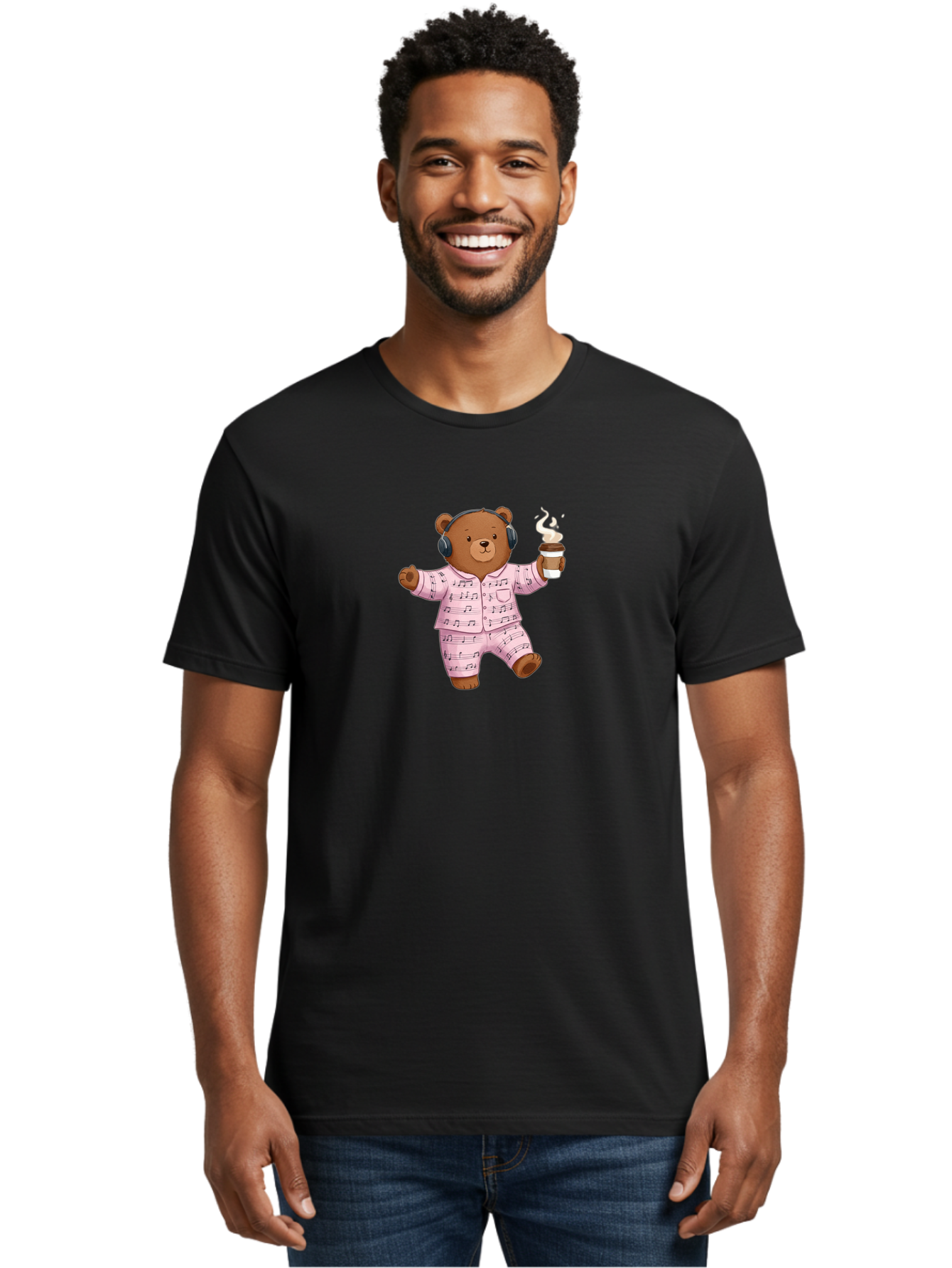 Teddy-Bear-Music-Lover Men'S Graphic Tee, 100% Cotton, Comfortable Casual Summer Wear, Machine Washable, Vintage Camera, Old Camera, Antique Camera, Black Camera, Classic Photography, Photography Equipment, Nostalgic Device, Film Camera, Bai467 19