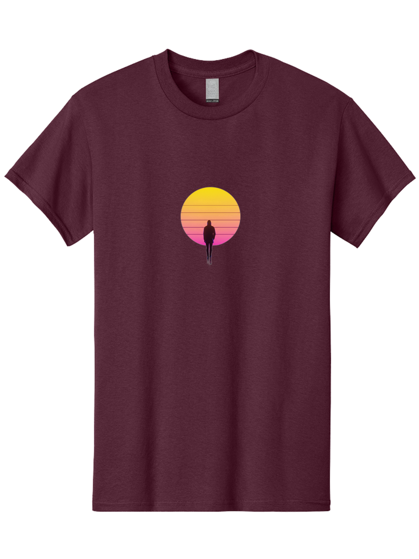 Vaporwave-Silhouette Men'S Graphic Tee, 100% Cotton, Comfortable Casual Summer Wear, Machine Washable, Vintage Camera, Old Camera, Antique Camera, Black Camera, Classic Photography, Photography Equipment, Nostalgic Device, Film Camera, Bai493 11