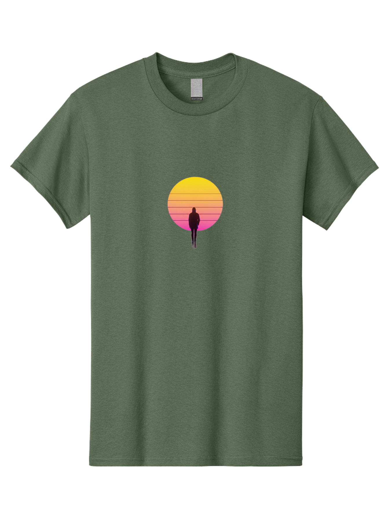 Vaporwave-Silhouette Men'S Graphic Tee, 100% Cotton, Comfortable Casual Summer Wear, Machine Washable, Vintage Camera, Old Camera, Antique Camera, Black Camera, Classic Photography, Photography Equipment, Nostalgic Device, Film Camera, Bai493 13
