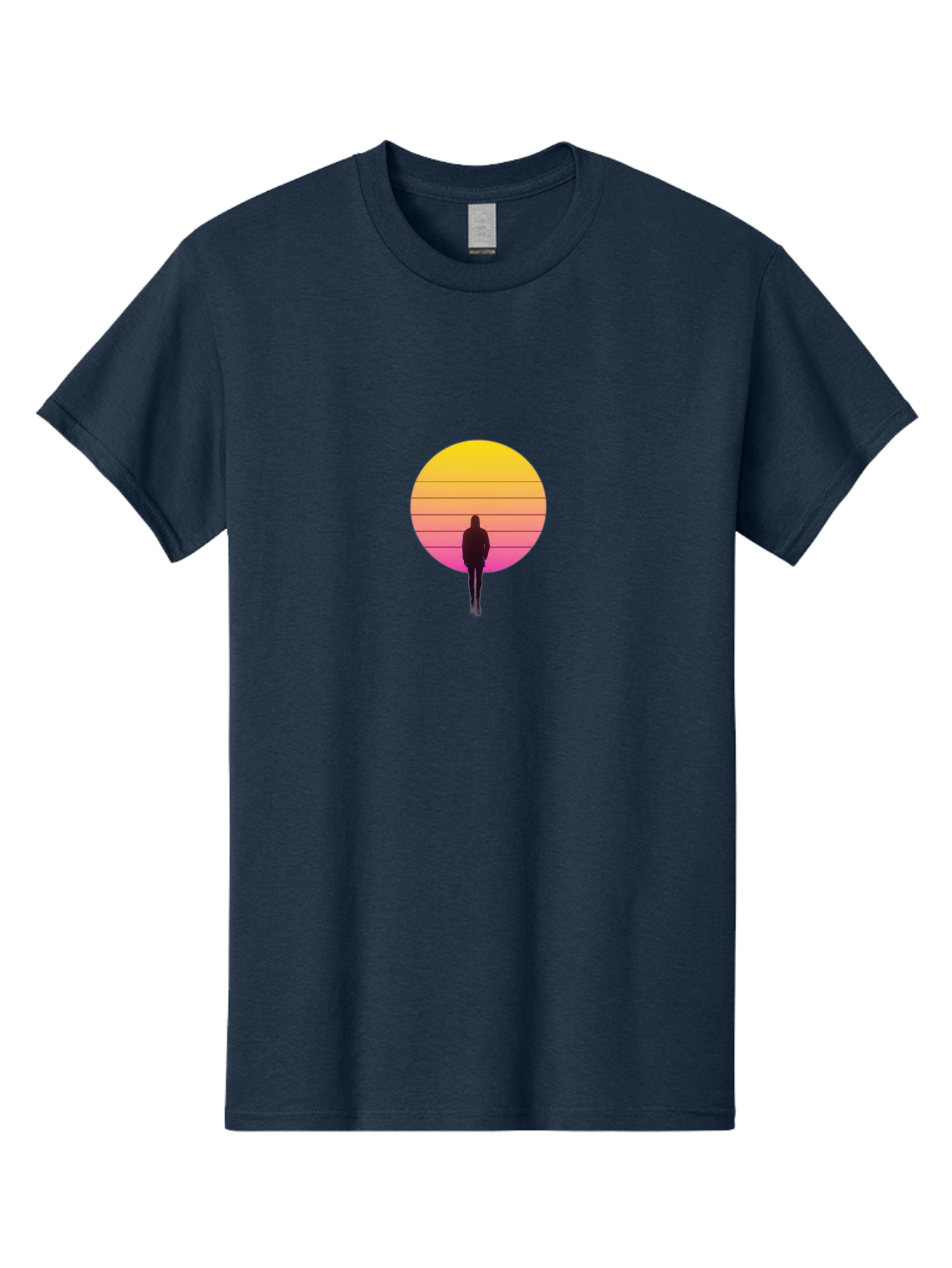 Vaporwave-Silhouette Men'S Graphic Tee, 100% Cotton, Comfortable Casual Summer Wear, Machine Washable, Vintage Camera, Old Camera, Antique Camera, Black Camera, Classic Photography, Photography Equipment, Nostalgic Device, Film Camera, Bai493 5