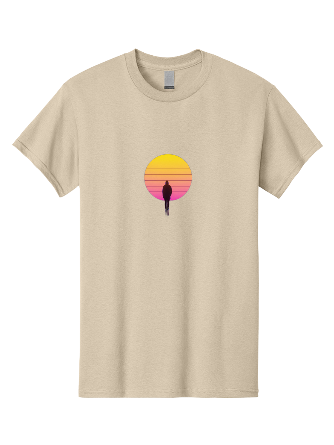 Vaporwave-Silhouette Men'S Graphic Tee, 100% Cotton, Comfortable Casual Summer Wear, Machine Washable, Vintage Camera, Old Camera, Antique Camera, Black Camera, Classic Photography, Photography Equipment, Nostalgic Device, Film Camera, Bai493 9