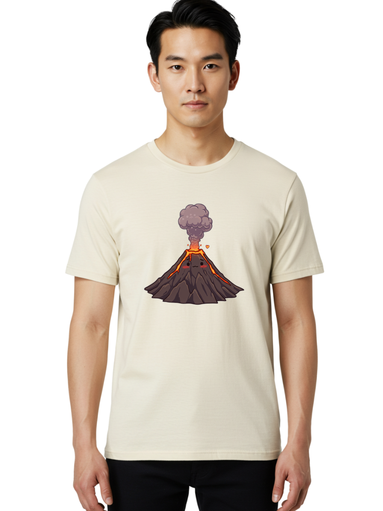 Volcano-Erupting-1 Men'S Graphic Tee, 100% Cotton, Comfortable Casual Summer Wear, Machine Washable, Vintage Camera, Old Camera, Antique Camera, Black Camera, Classic Photography, Photography Equipment, Nostalgic Device, Film Camera, Bai518 25