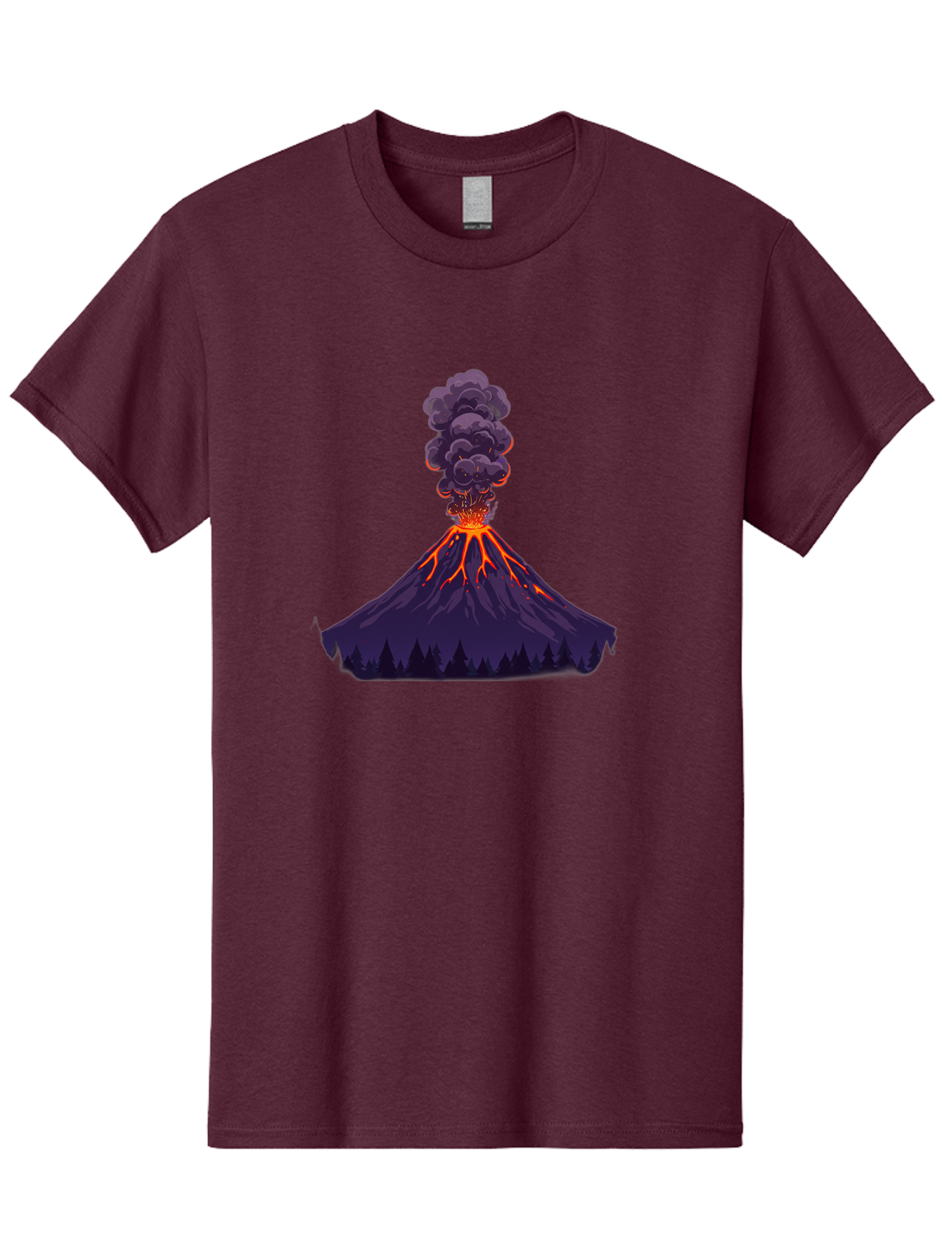Volcano-Erupting-10 Men'S Graphic Tee, 100% Cotton, Comfortable Casual Summer Wear, Machine Washable, Vintage Camera, Old Camera, Antique Camera, Black Camera, Classic Photography, Photography Equipment, Nostalgic Device, Film Camera, Bai519