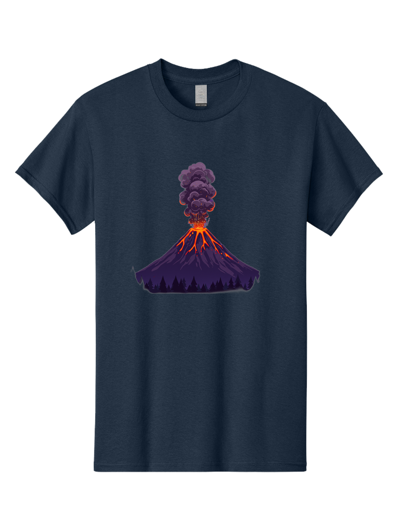 Volcano-Erupting-10 Men'S Graphic Tee, 100% Cotton, Comfortable Casual Summer Wear, Machine Washable, Vintage Camera, Old Camera, Antique Camera, Black Camera, Classic Photography, Photography Equipment, Nostalgic Device, Film Camera, Bai519