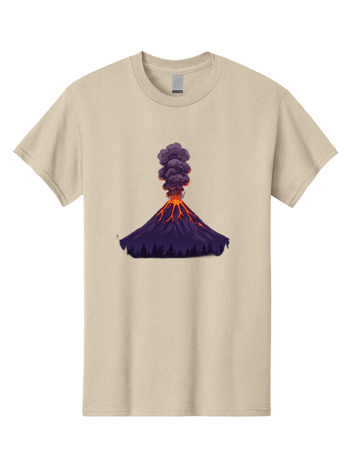 Volcano-Erupting-10 Men'S Graphic Tee, 100% Cotton, Comfortable Casual Summer Wear, Machine Washable, Vintage Camera, Old Camera, Antique Camera, Black Camera, Classic Photography, Photography Equipment, Nostalgic Device, Film Camera, Bai519 4