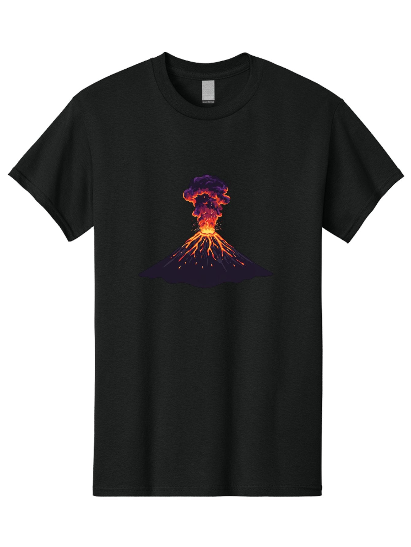 Volcano-Erupting-12 Men'S Graphic Tee, 100% Cotton, Comfortable Casual Summer Wear, Machine Washable, Vintage Camera, Old Camera, Antique Camera, Black Camera, Classic Photography, Photography Equipment, Nostalgic Device, Film Camera, Bai521 15