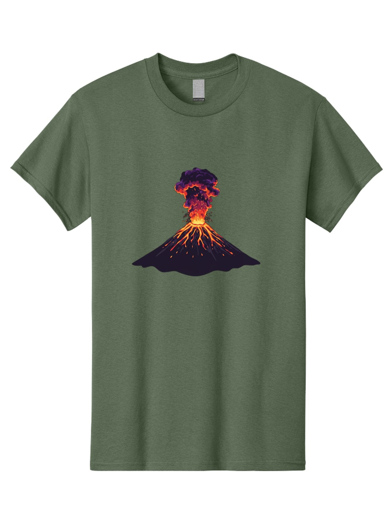 Volcano-Erupting-12 Men'S Graphic Tee, 100% Cotton, Comfortable Casual Summer Wear, Machine Washable, Vintage Camera, Old Camera, Antique Camera, Black Camera, Classic Photography, Photography Equipment, Nostalgic Device, Film Camera, Bai521 6