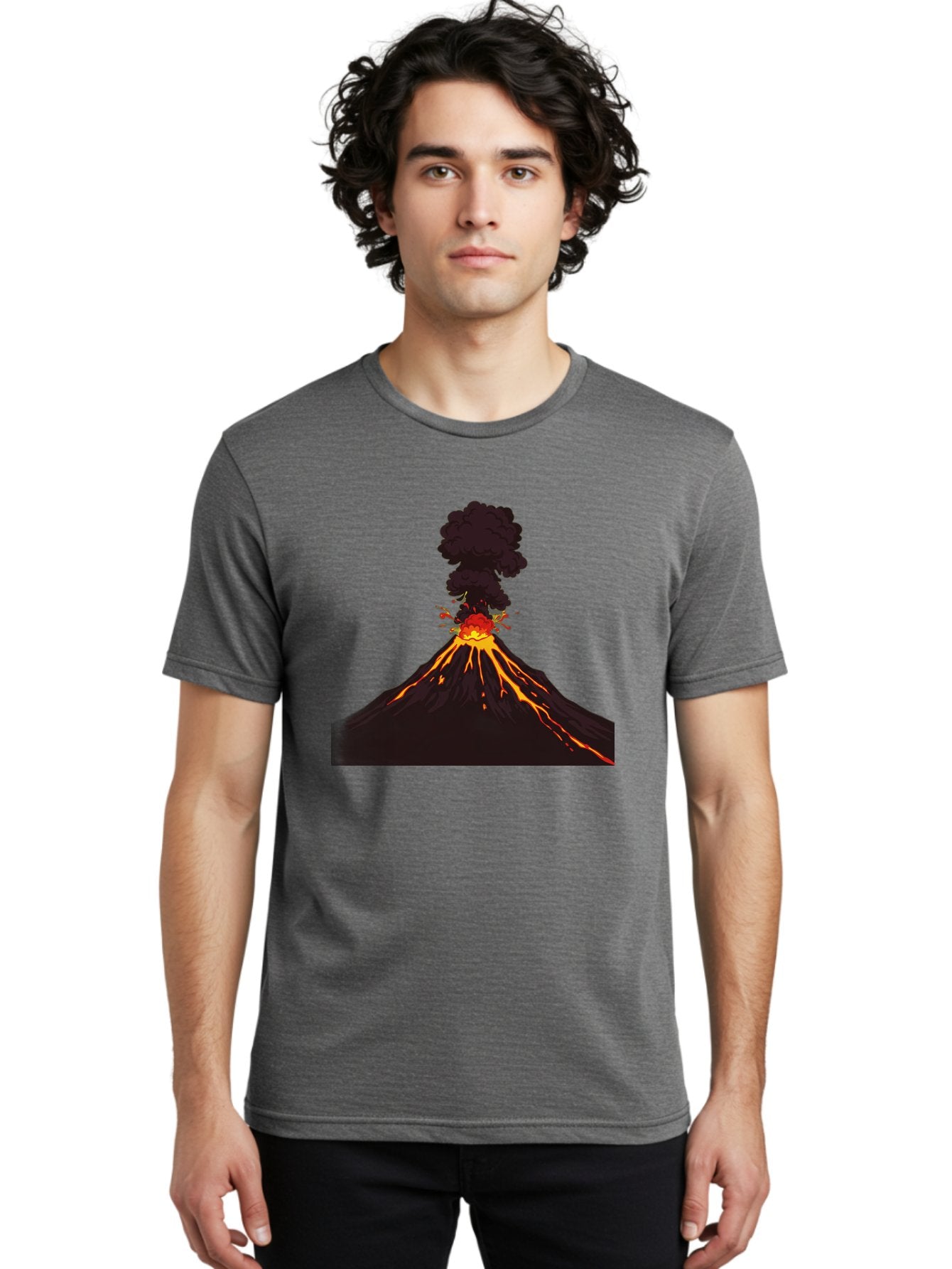 Volcano-Erupting-13 Men'S Graphic Tee, 100% Cotton, Comfortable Casual Summer Wear, Machine Washable, Vintage Camera, Old Camera, Antique Camera, Black Camera, Classic Photography, Photography Equipment, Nostalgic Device, Film Camera, Bai522 25