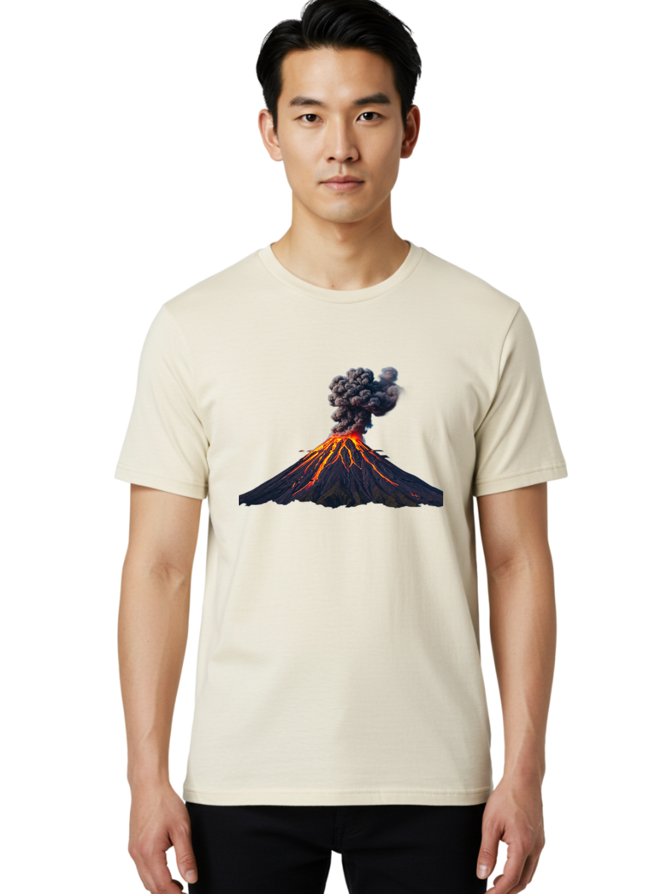 Volcano-Erupting-15 Men'S Graphic Tee, 100% Cotton, Comfortable Casual Summer Wear, Machine Washable, Vintage Camera, Old Camera, Antique Camera, Black Camera, Classic Photography, Photography Equipment, Nostalgic Device, Film Camera, Bai524 20