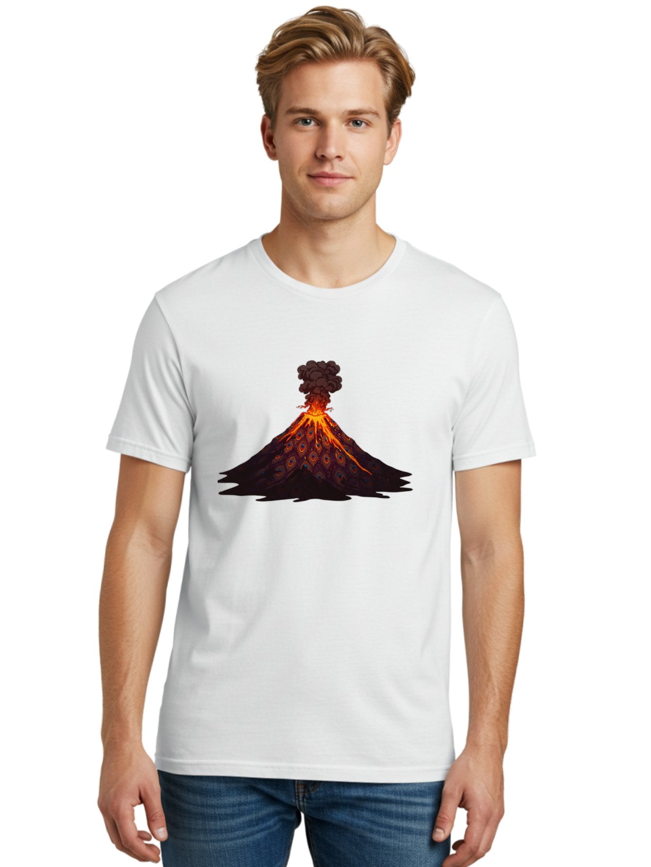 Volcano-Erupting-17 Men'S Graphic Tee, 100% Cotton, Comfortable Casual Summer Wear, Machine Washable, Vintage Camera, Old Camera, Antique Camera, Black Camera, Classic Photography, Photography Equipment, Nostalgic Device, Film Camera, Bai526 26