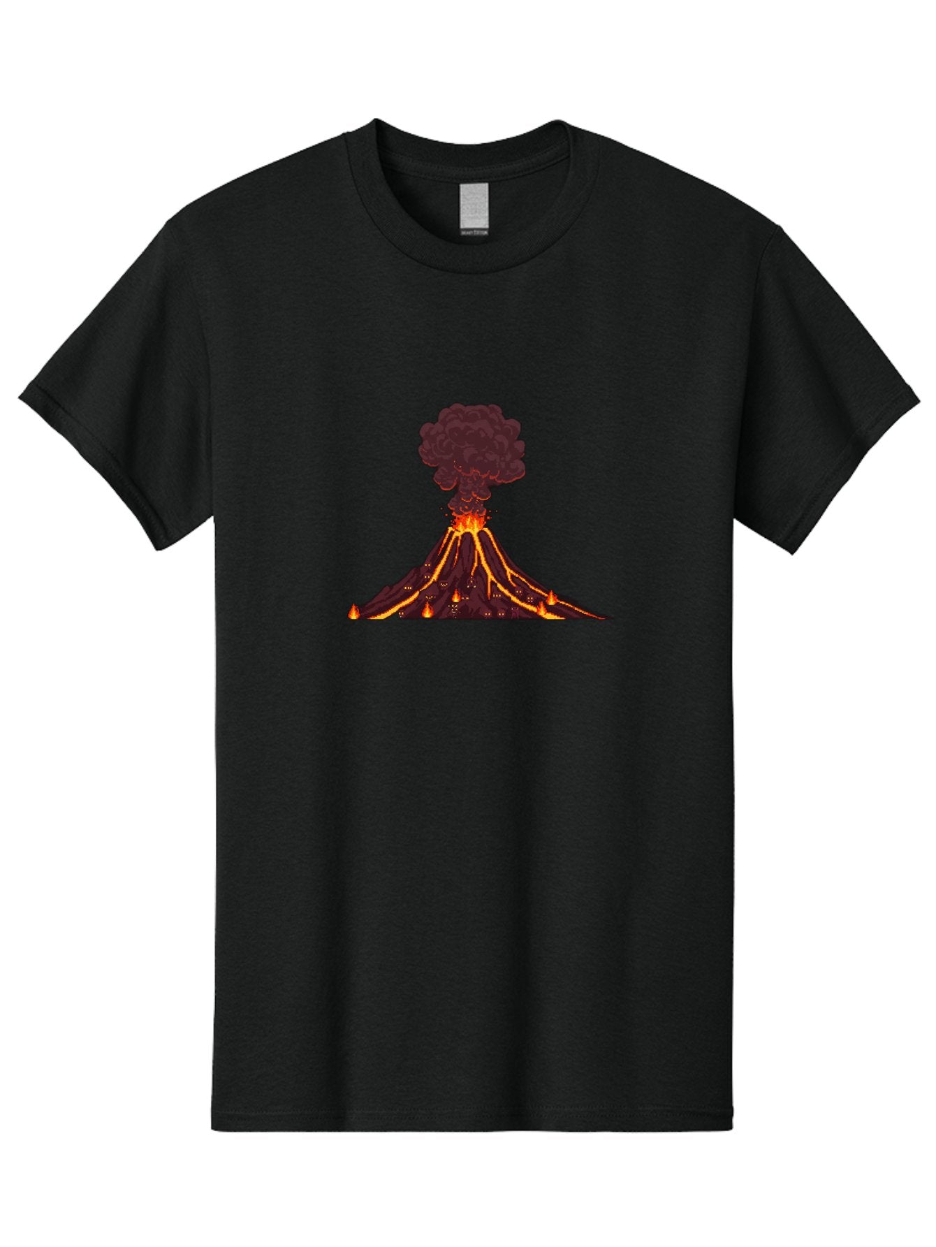 Volcano-Erupting-18 Men'S Graphic Tee, 100% Cotton, Comfortable Casual Summer Wear, Machine Washable, Vintage Camera, Old Camera, Antique Camera, Black Camera, Classic Photography, Photography Equipment, Nostalgic Device, Film Camera, Bai527 11