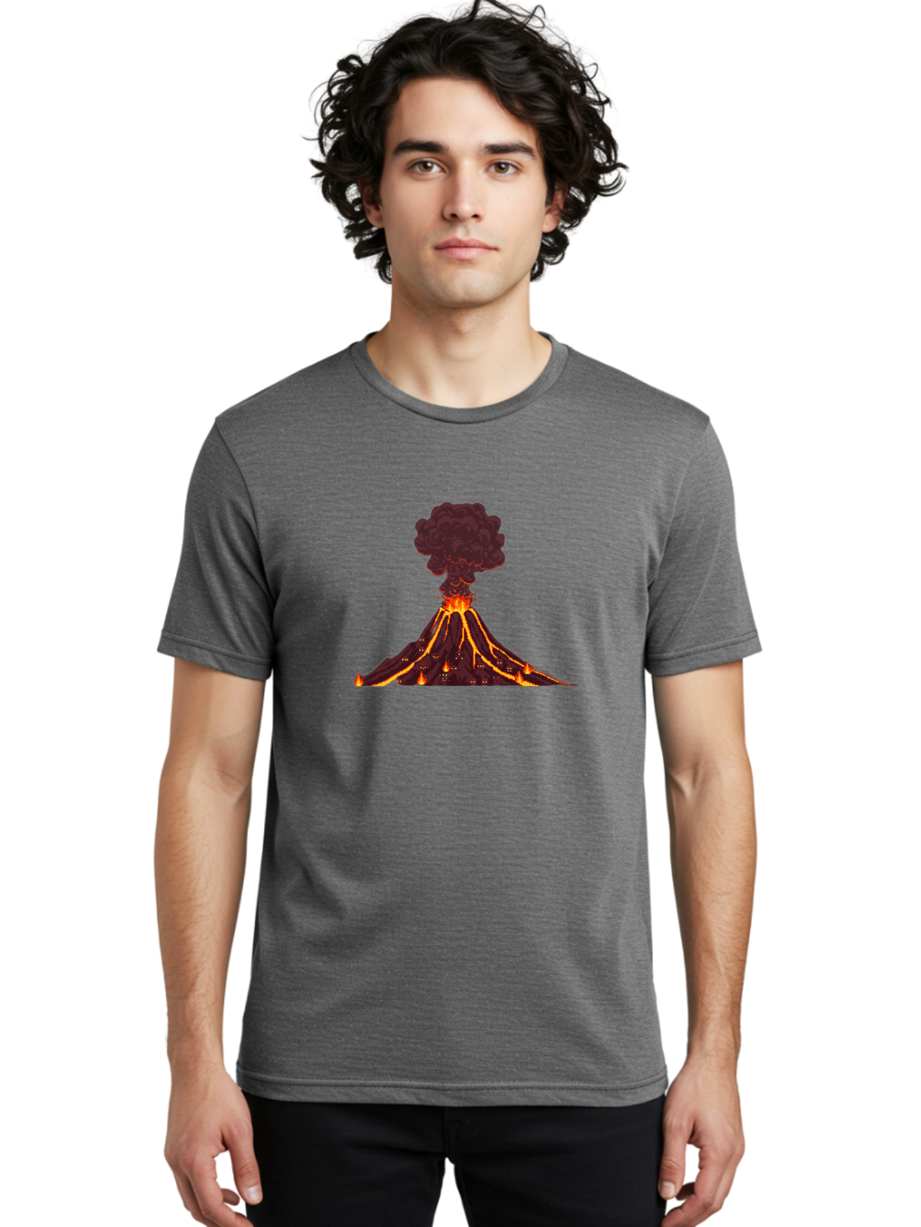 Volcano-Erupting-18 Men'S Graphic Tee, 100% Cotton, Comfortable Casual Summer Wear, Machine Washable, Vintage Camera, Old Camera, Antique Camera, Black Camera, Classic Photography, Photography Equipment, Nostalgic Device, Film Camera, Bai527 29