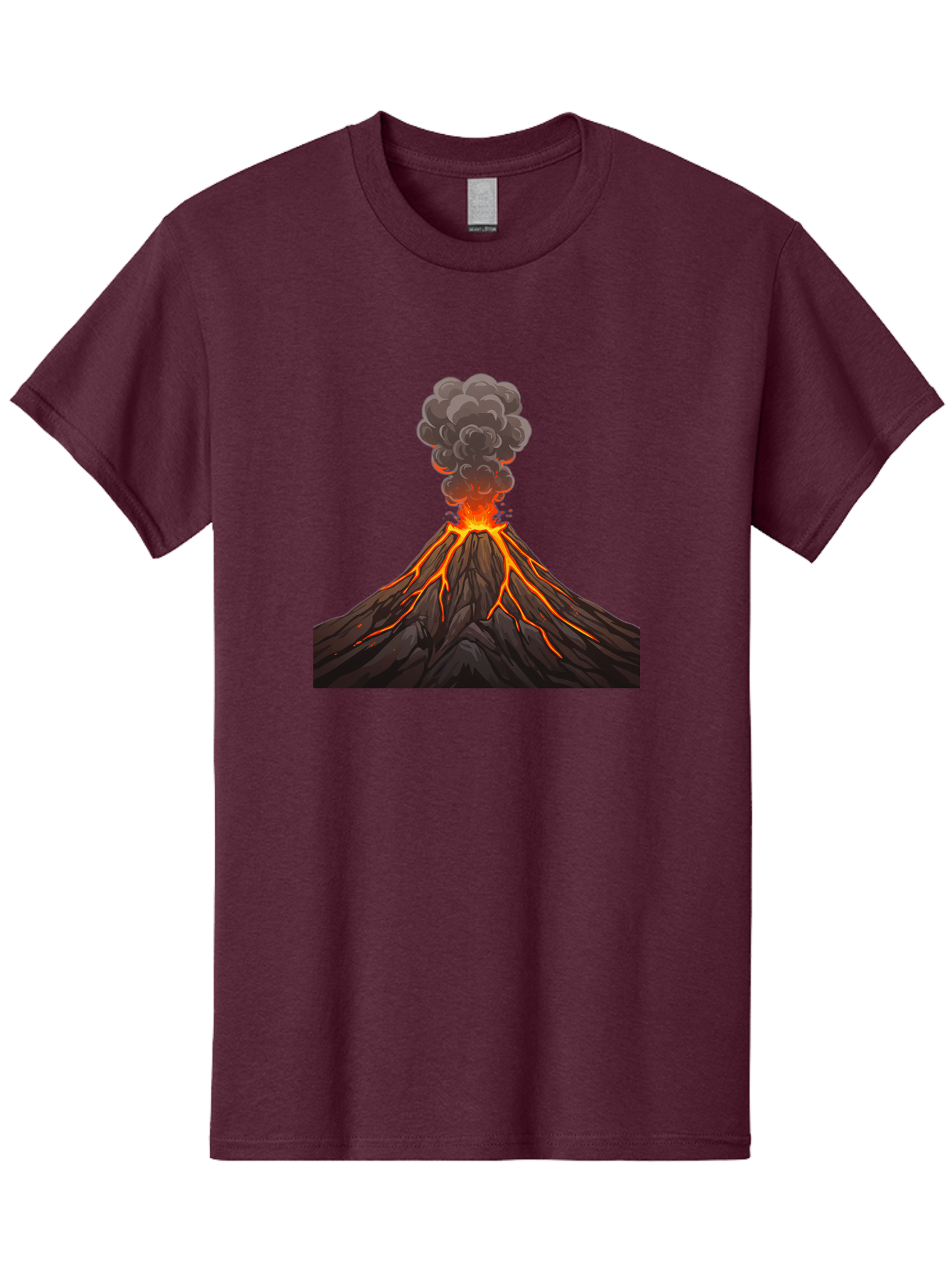 Volcano-Erupting-4 Men'S Graphic Tee, 100% Cotton, Comfortable Casual Summer Wear, Machine Washable, Vintage Camera, Old Camera, Antique Camera, Black Camera, Classic Photography, Photography Equipment, Nostalgic Device, Film Camera, Bai530 15