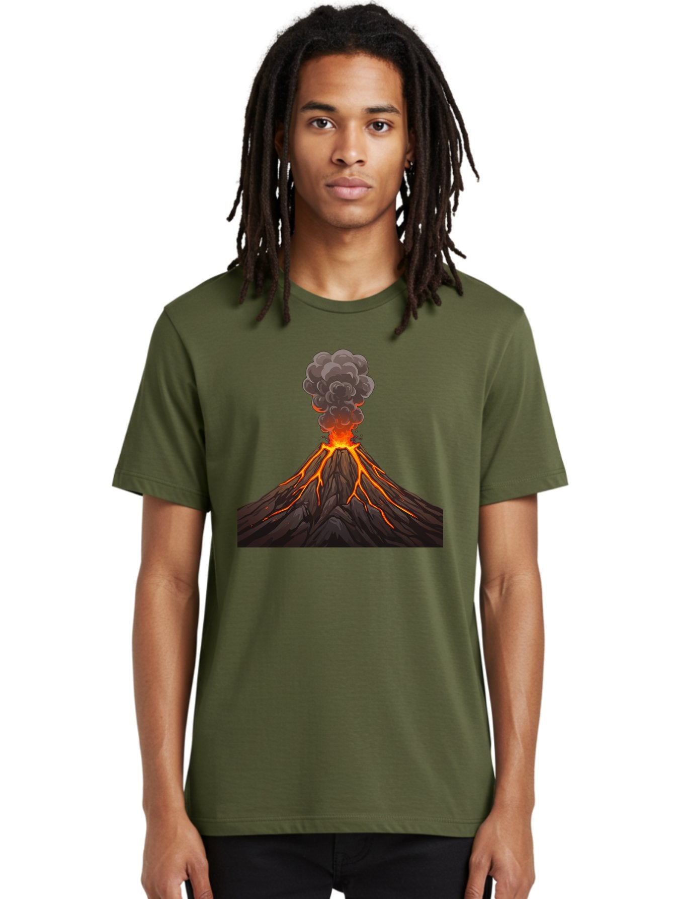Volcano-Erupting-4 Men'S Graphic Tee, 100% Cotton, Comfortable Casual Summer Wear, Machine Washable, Vintage Camera, Old Camera, Antique Camera, Black Camera, Classic Photography, Photography Equipment, Nostalgic Device, Film Camera, Bai530 19