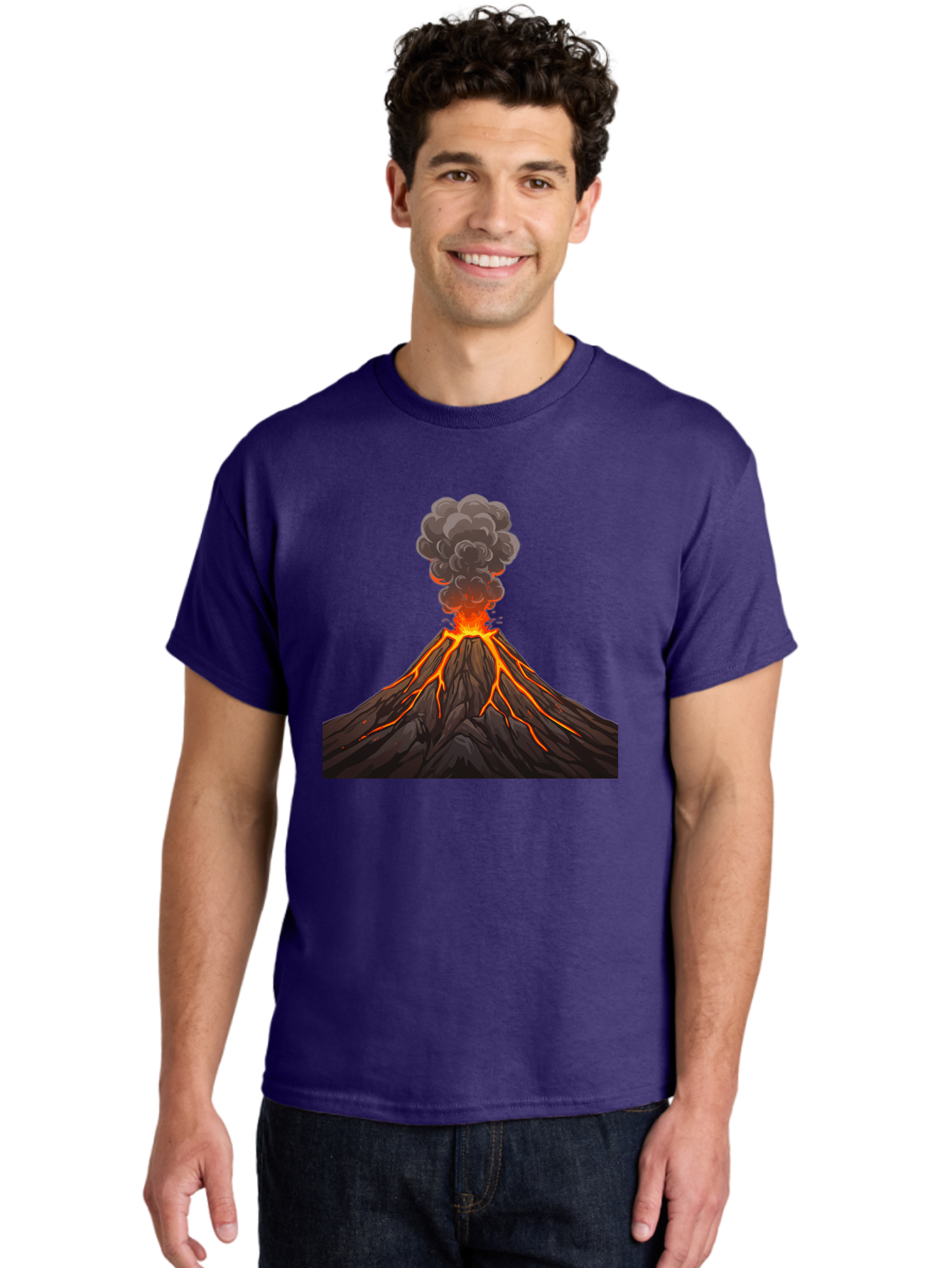 Volcano-Erupting-4 Men'S Graphic Tee, 100% Cotton, Comfortable Casual Summer Wear, Machine Washable, Vintage Camera, Old Camera, Antique Camera, Black Camera, Classic Photography, Photography Equipment, Nostalgic Device, Film Camera, Bai530 19