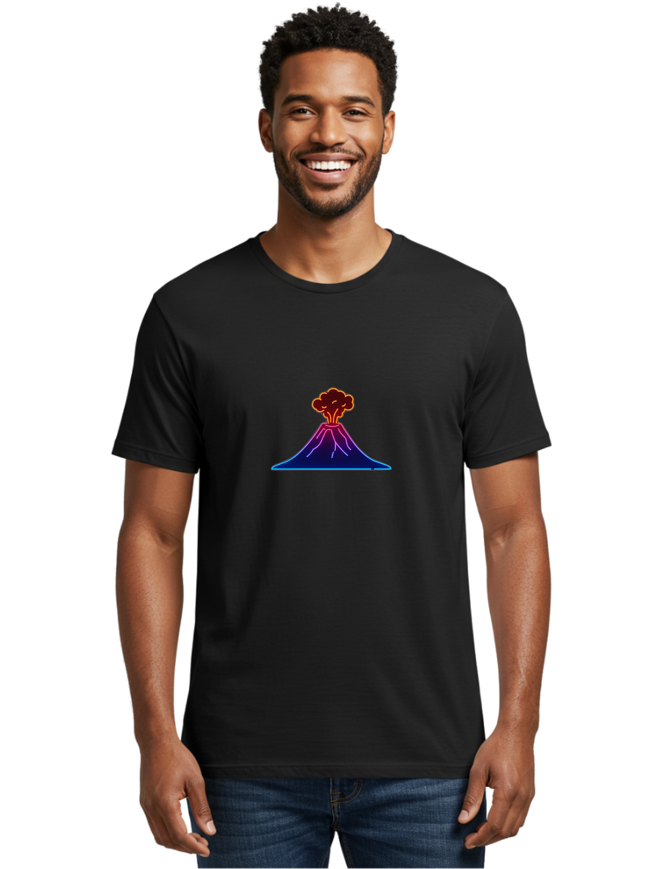Volcano-Erupting-5 Men'S Graphic Tee, 100% Cotton, Comfortable Casual Summer Wear, Machine Washable, Vintage Camera, Old Camera, Antique Camera, Black Camera, Classic Photography, Photography Equipment, Nostalgic Device, Film Camera, Bai531 16
