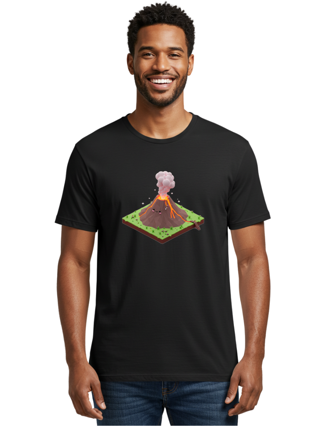 Volcano-Erupting-6 Men'S Graphic Tee, 100% Cotton, Comfortable Casual Summer Wear, Machine Washable, Vintage Camera, Old Camera, Antique Camera, Black Camera, Classic Photography, Photography Equipment, Nostalgic Device, Film Camera, Bai532 23