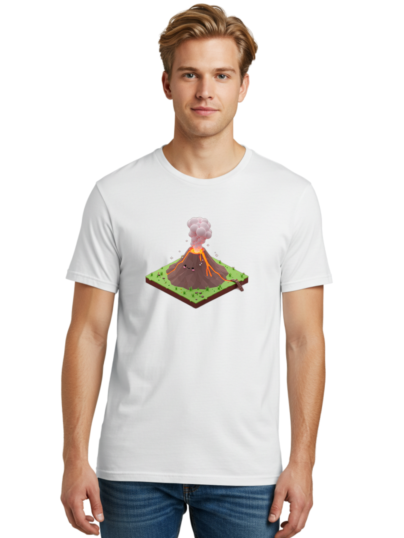 Volcano-Erupting-6 Men'S Graphic Tee, 100% Cotton, Comfortable Casual Summer Wear, Machine Washable, Vintage Camera, Old Camera, Antique Camera, Black Camera, Classic Photography, Photography Equipment, Nostalgic Device, Film Camera, Bai532 25