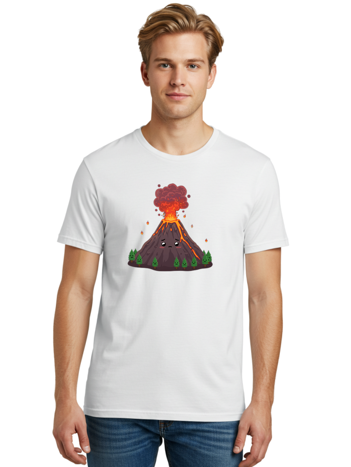 Volcano-Erupting-8 Men'S Graphic Tee, 100% Cotton, Comfortable Casual Summer Wear, Machine Washable, Vintage Camera, Old Camera, Antique Camera, Black Camera, Classic Photography, Photography Equipment, Nostalgic Device, Film Camera, Bai534 27
