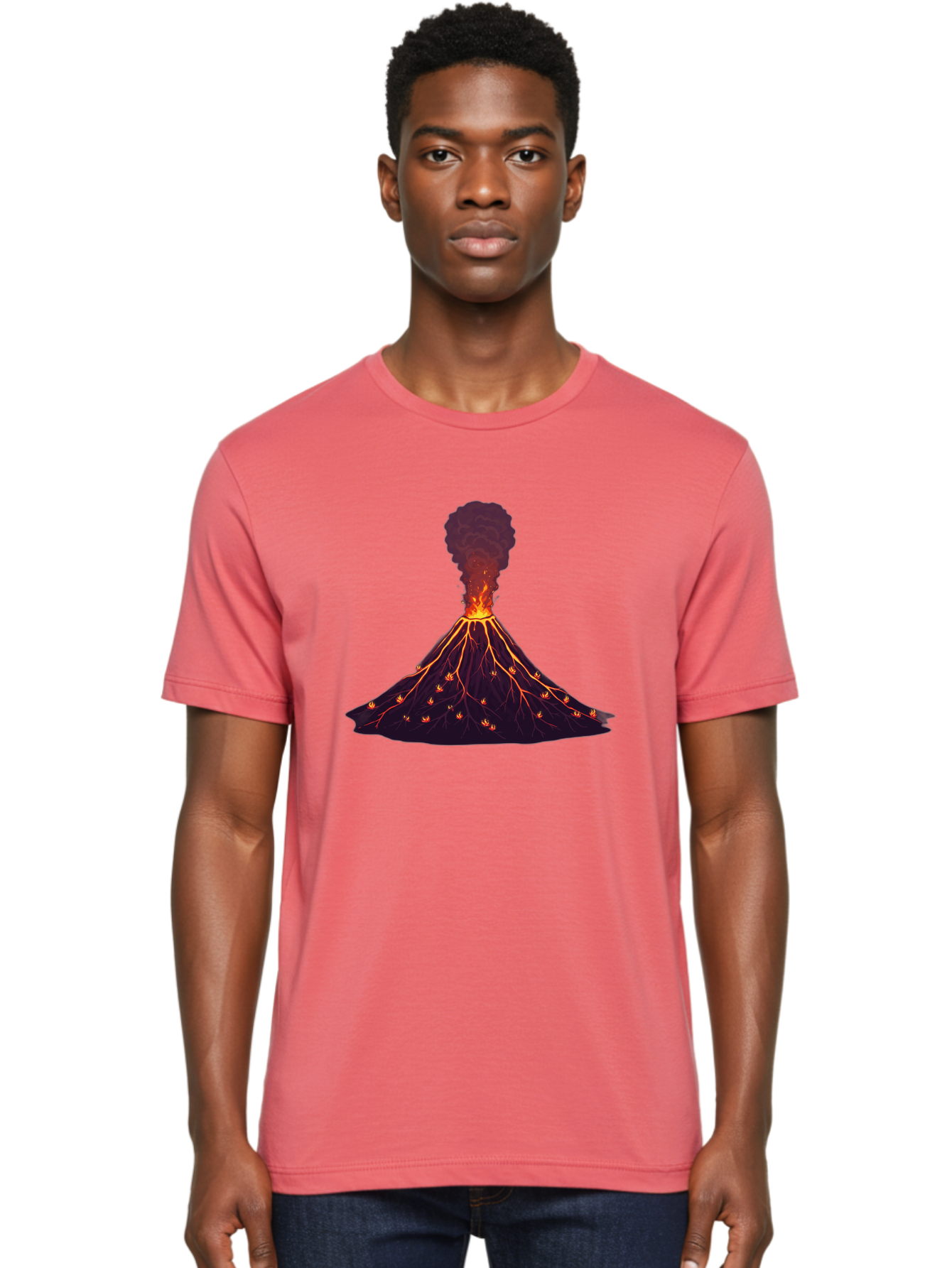 Volcano-Erupting Men'S Graphic Tee, 100% Cotton, Comfortable Casual Summer Wear, Machine Washable, Vintage Camera, Old Camera, Antique Camera, Black Camera, Classic Photography, Photography Equipment, Nostalgic Device, Film Camera, Camera Art Bai536 16