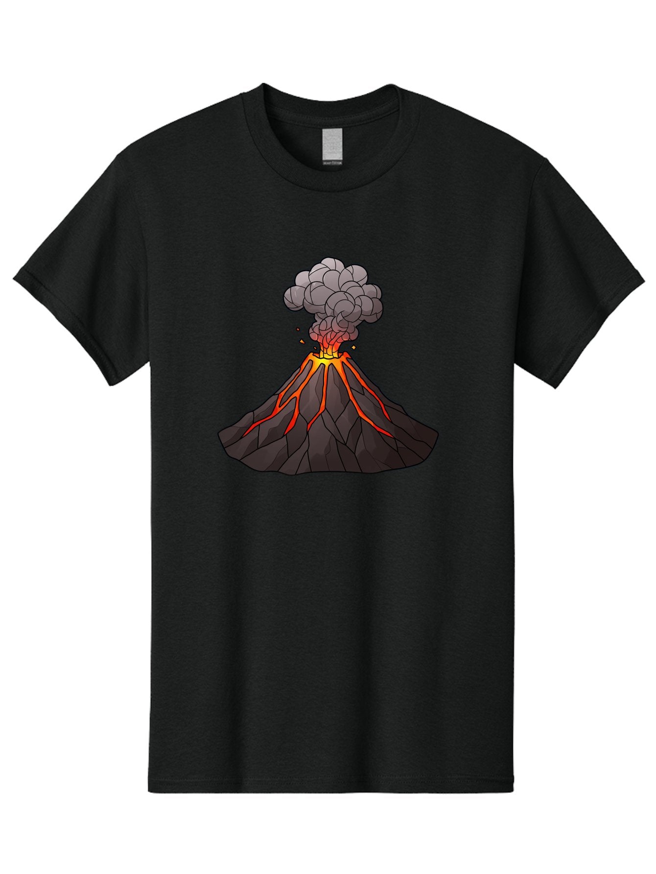 Volcano-Eruption-1 Men'S Graphic Tee, 100% Cotton, Comfortable Casual Summer Wear, Machine Washable, Vintage Camera, Old Camera, Antique Camera, Black Camera, Classic Photography, Photography Equipment, Nostalgic Device, Film Camera, Bai537 9
