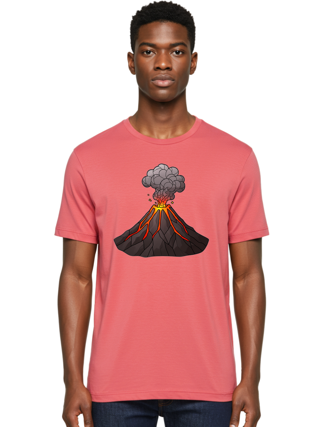 Volcano-Eruption-1 Men'S Graphic Tee, 100% Cotton, Comfortable Casual Summer Wear, Machine Washable, Vintage Camera, Old Camera, Antique Camera, Black Camera, Classic Photography, Photography Equipment, Nostalgic Device, Film Camera, Bai537 26