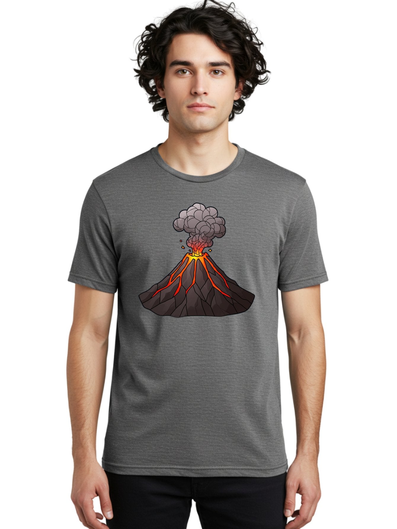 Volcano-Eruption-1 Men'S Graphic Tee, 100% Cotton, Comfortable Casual Summer Wear, Machine Washable, Vintage Camera, Old Camera, Antique Camera, Black Camera, Classic Photography, Photography Equipment, Nostalgic Device, Film Camera, Bai537 20