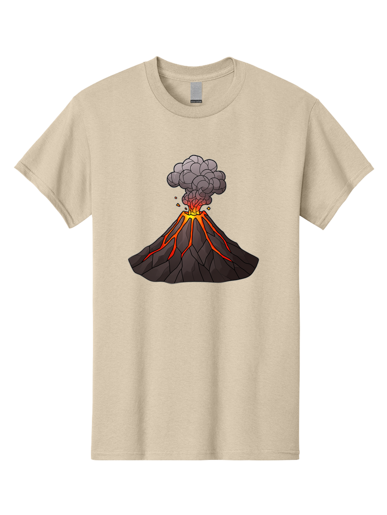 Volcano-Eruption-1 Men'S Graphic Tee, 100% Cotton, Comfortable Casual Summer Wear, Machine Washable, Vintage Camera, Old Camera, Antique Camera, Black Camera, Classic Photography, Photography Equipment, Nostalgic Device, Film Camera, Bai537 7