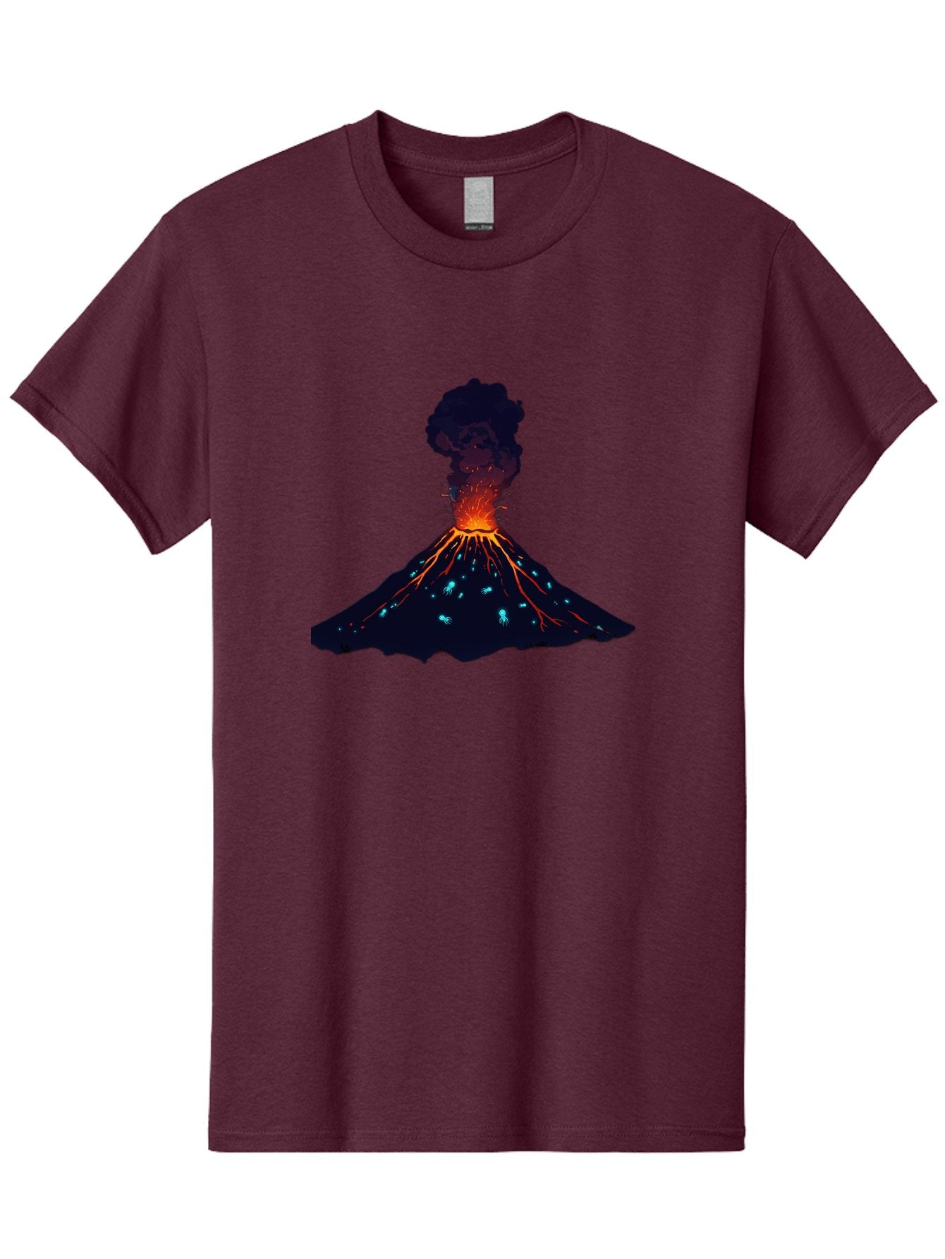 Volcano-Eruption-10 Men'S Graphic Tee, 100% Cotton, Comfortable Casual Summer Wear, Machine Washable, Vintage Camera, Old Camera, Antique Camera, Black Camera, Classic Photography, Photography Equipment, Nostalgic Device, Film Camera, Bai538 8
