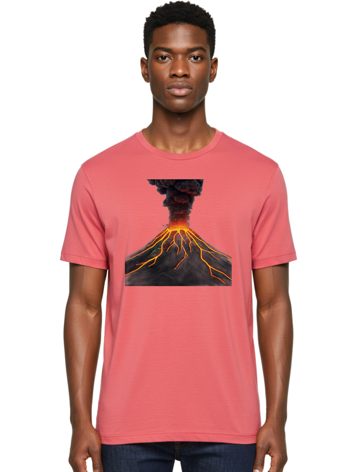Volcano-Eruption-12 Men'S Graphic Tee, 100% Cotton, Comfortable Casual Summer Wear, Machine Washable, Vintage Camera, Old Camera, Antique Camera, Black Camera, Classic Photography, Photography Equipment, Nostalgic Device, Film Camera, Bai540 22