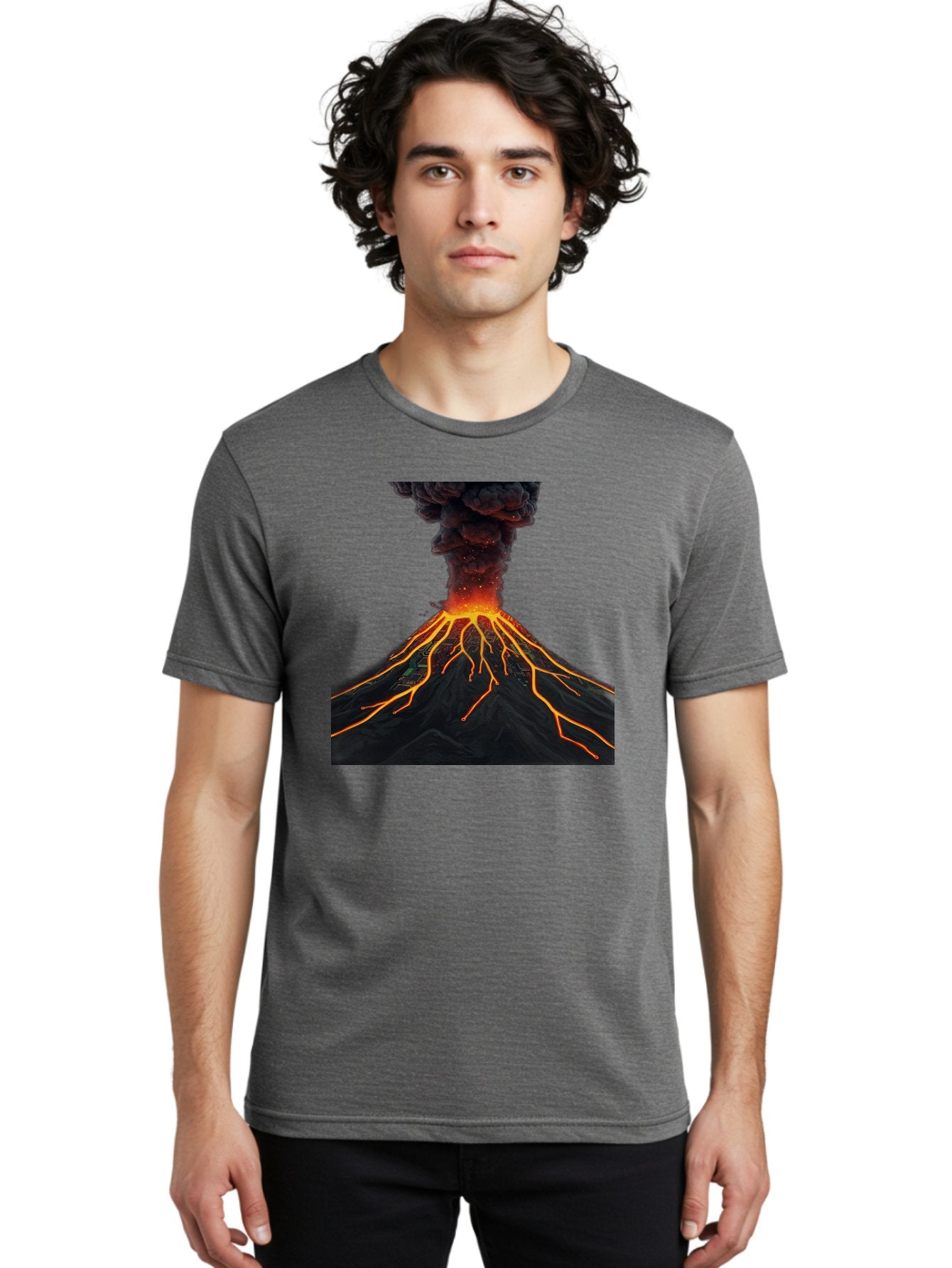 Volcano-Eruption-12 Men'S Graphic Tee, 100% Cotton, Comfortable Casual Summer Wear, Machine Washable, Vintage Camera, Old Camera, Antique Camera, Black Camera, Classic Photography, Photography Equipment, Nostalgic Device, Film Camera, Bai540 16