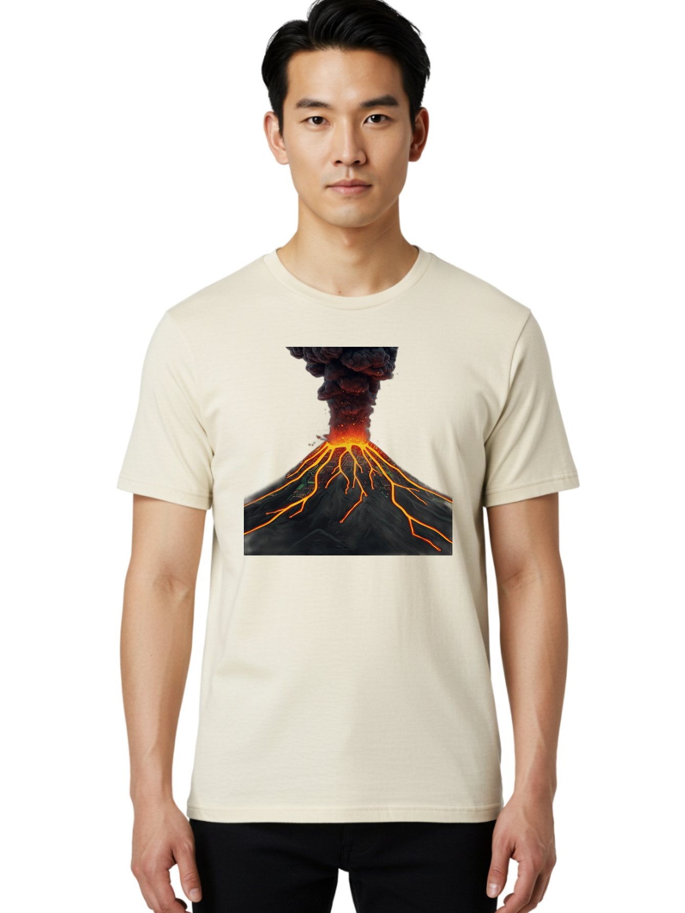Volcano-Eruption-12 Men'S Graphic Tee, 100% Cotton, Comfortable Casual Summer Wear, Machine Washable, Vintage Camera, Old Camera, Antique Camera, Black Camera, Classic Photography, Photography Equipment, Nostalgic Device, Film Camera, Bai540 26
