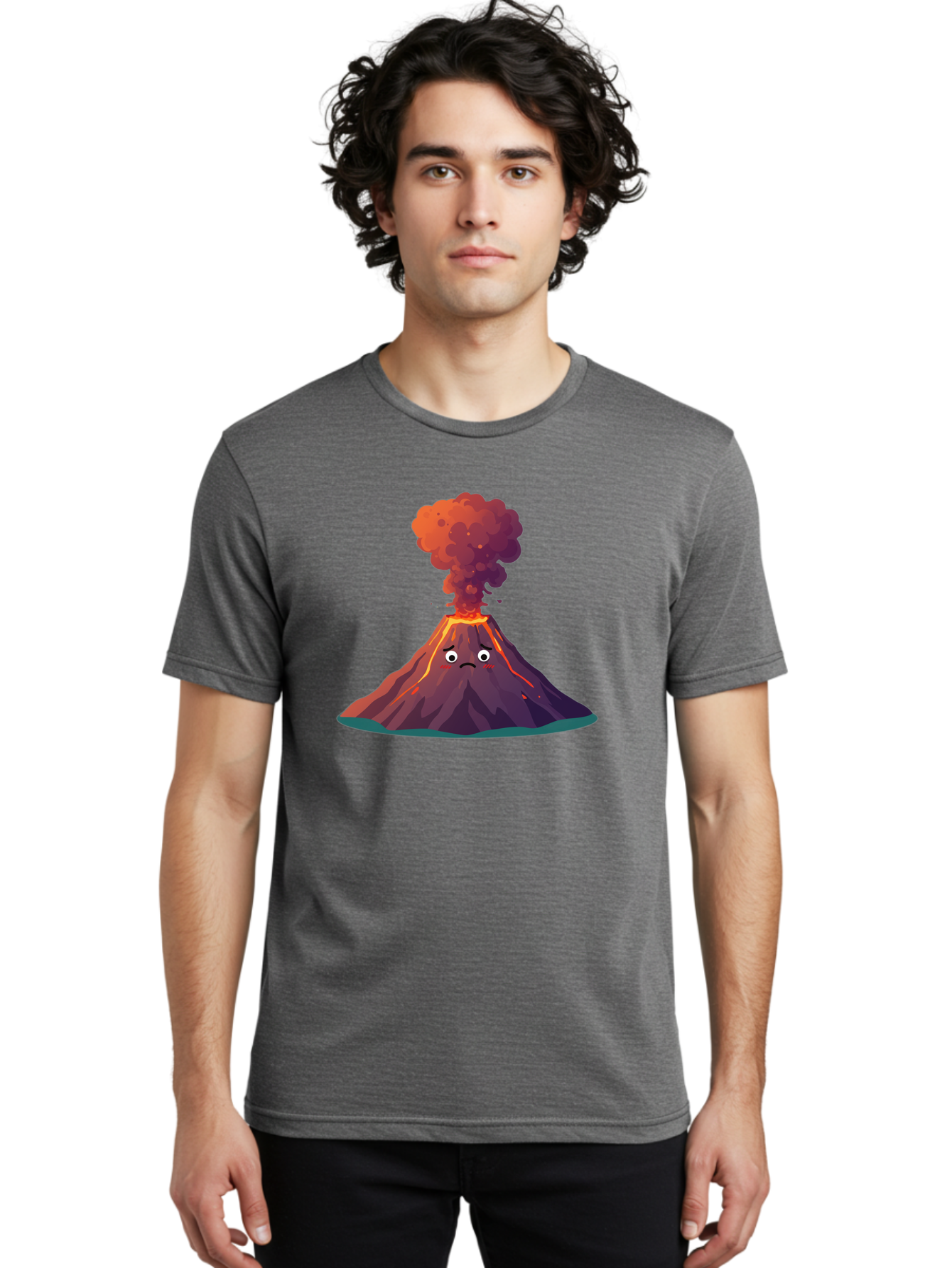 Volcano-Eruption-2 Men'S Graphic Tee, 100% Cotton, Comfortable Casual Summer Wear, Machine Washable, Vintage Camera, Old Camera, Antique Camera, Black Camera, Classic Photography, Photography Equipment, Nostalgic Device, Film Camera, Bai541 27