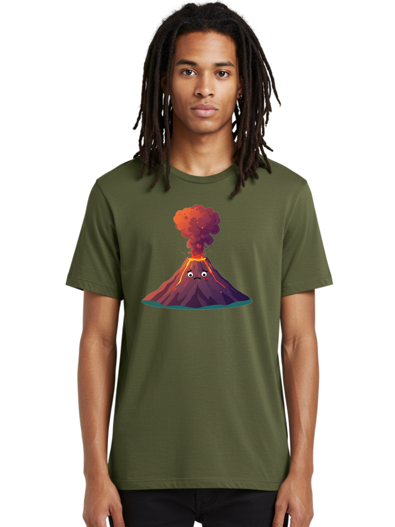 Volcano-Eruption-2 Men'S Graphic Tee, 100% Cotton, Comfortable Casual Summer Wear, Machine Washable, Vintage Camera, Old Camera, Antique Camera, Black Camera, Classic Photography, Photography Equipment, Nostalgic Device, Film Camera, Bai541 24
