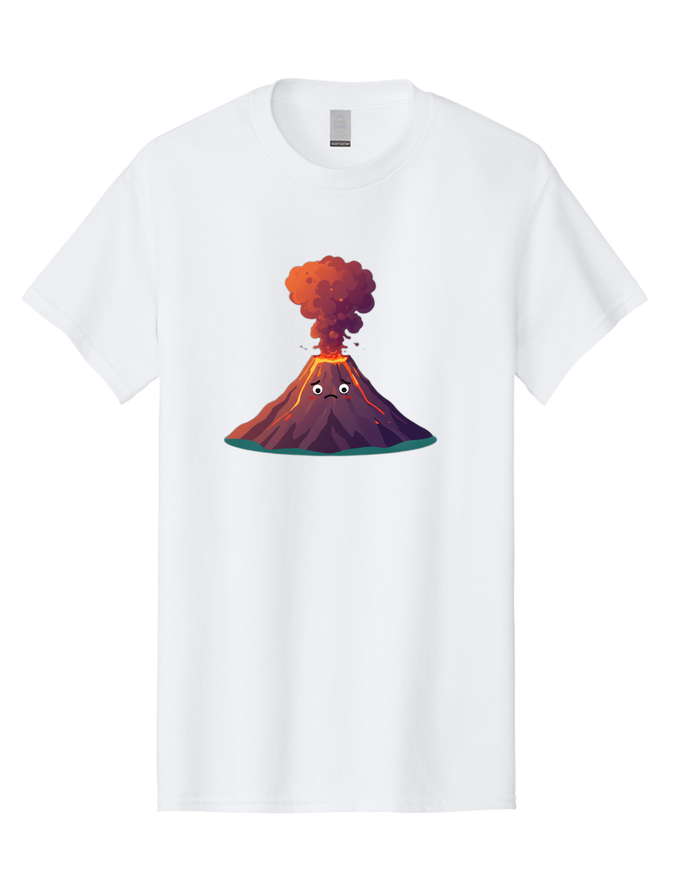 Volcano-Eruption-2 Men'S Graphic Tee, 100% Cotton, Comfortable Casual Summer Wear, Machine Washable, Vintage Camera, Old Camera, Antique Camera, Black Camera, Classic Photography, Photography Equipment, Nostalgic Device, Film Camera, Bai541