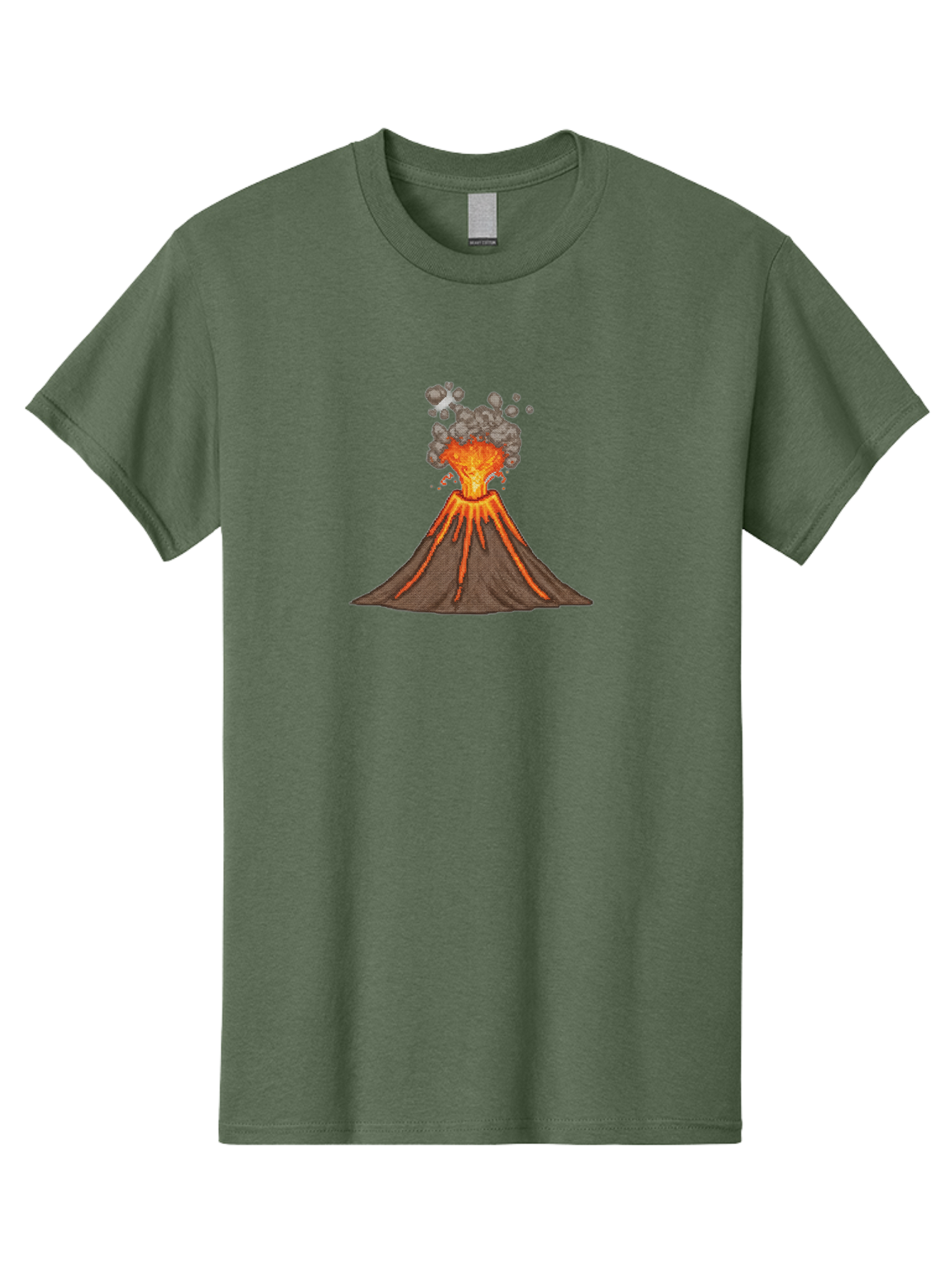 Volcano-Eruption-3 Men'S Graphic Tee, 100% Cotton, Comfortable Casual Summer Wear, Machine Washable, Vintage Camera, Old Camera, Antique Camera, Black Camera, Classic Photography, Photography Equipment, Nostalgic Device, Film Camera, Bai542