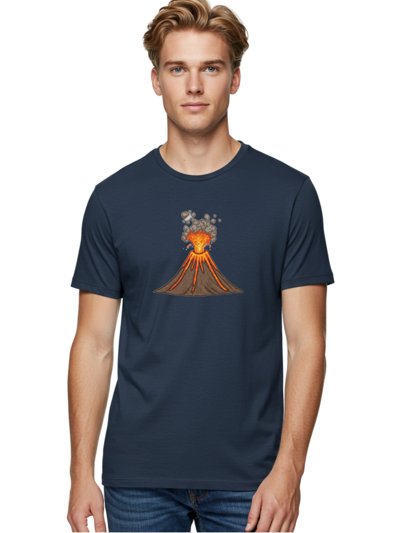 Volcano-Eruption-3 Men'S Graphic Tee, 100% Cotton, Comfortable Casual Summer Wear, Machine Washable, Vintage Camera, Old Camera, Antique Camera, Black Camera, Classic Photography, Photography Equipment, Nostalgic Device, Film Camera, Bai542 19