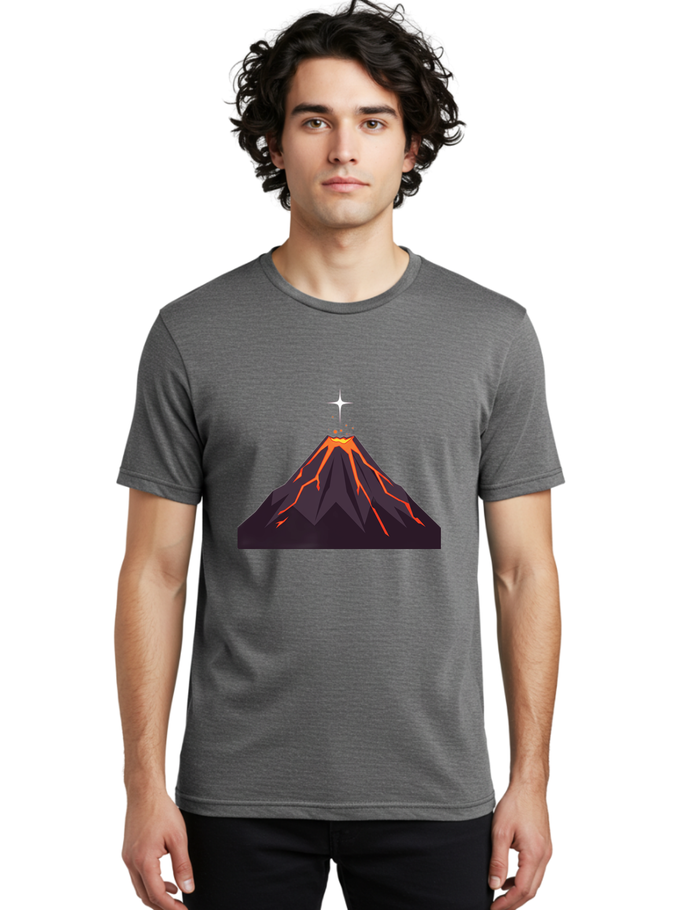 Volcano-Eruption-5 Men'S Graphic Tee, 100% Cotton, Comfortable Casual Summer Wear, Machine Washable, Vintage Camera, Old Camera, Antique Camera, Black Camera, Classic Photography, Photography Equipment, Nostalgic Device, Film Camera, Bai544 29