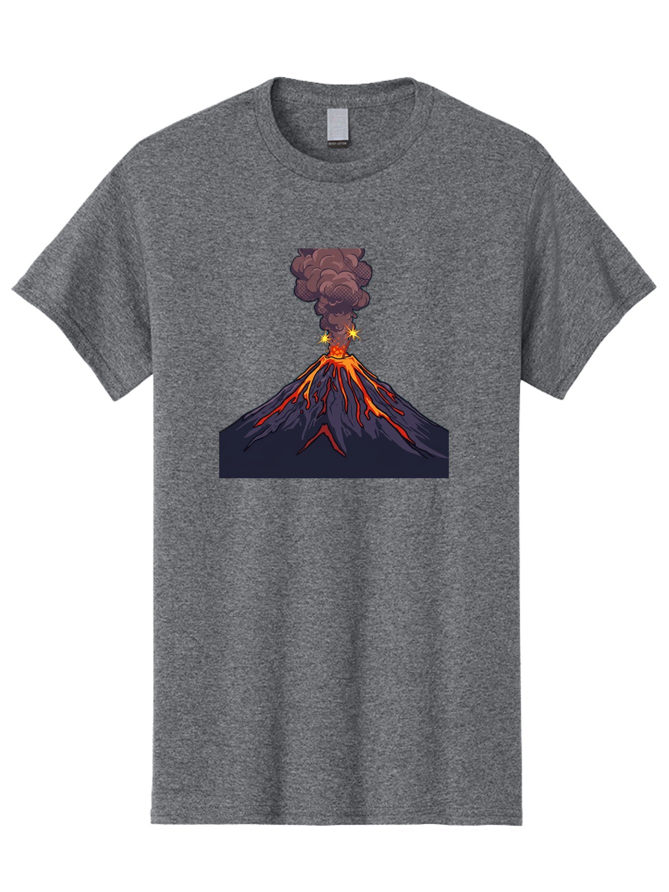 Volcano-Eruption-6 Men'S Graphic Tee, 100% Cotton, Comfortable Casual Summer Wear, Machine Washable, Vintage Camera, Old Camera, Antique Camera, Black Camera, Classic Photography, Photography Equipment, Nostalgic Device, Film Camera, Bai545 5