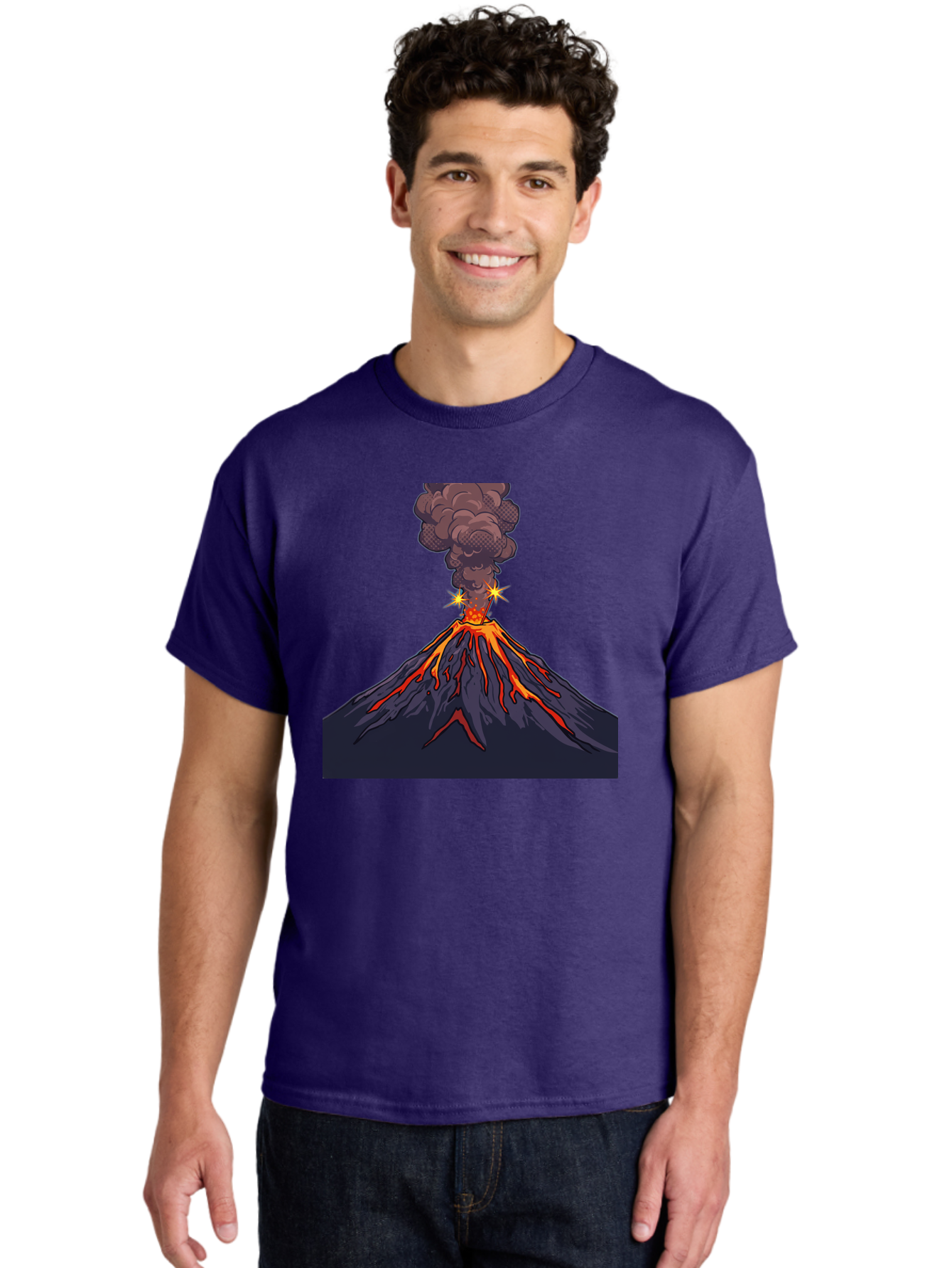 Volcano-Eruption-6 Men'S Graphic Tee, 100% Cotton, Comfortable Casual Summer Wear, Machine Washable, Vintage Camera, Old Camera, Antique Camera, Black Camera, Classic Photography, Photography Equipment, Nostalgic Device, Film Camera, Bai545 21