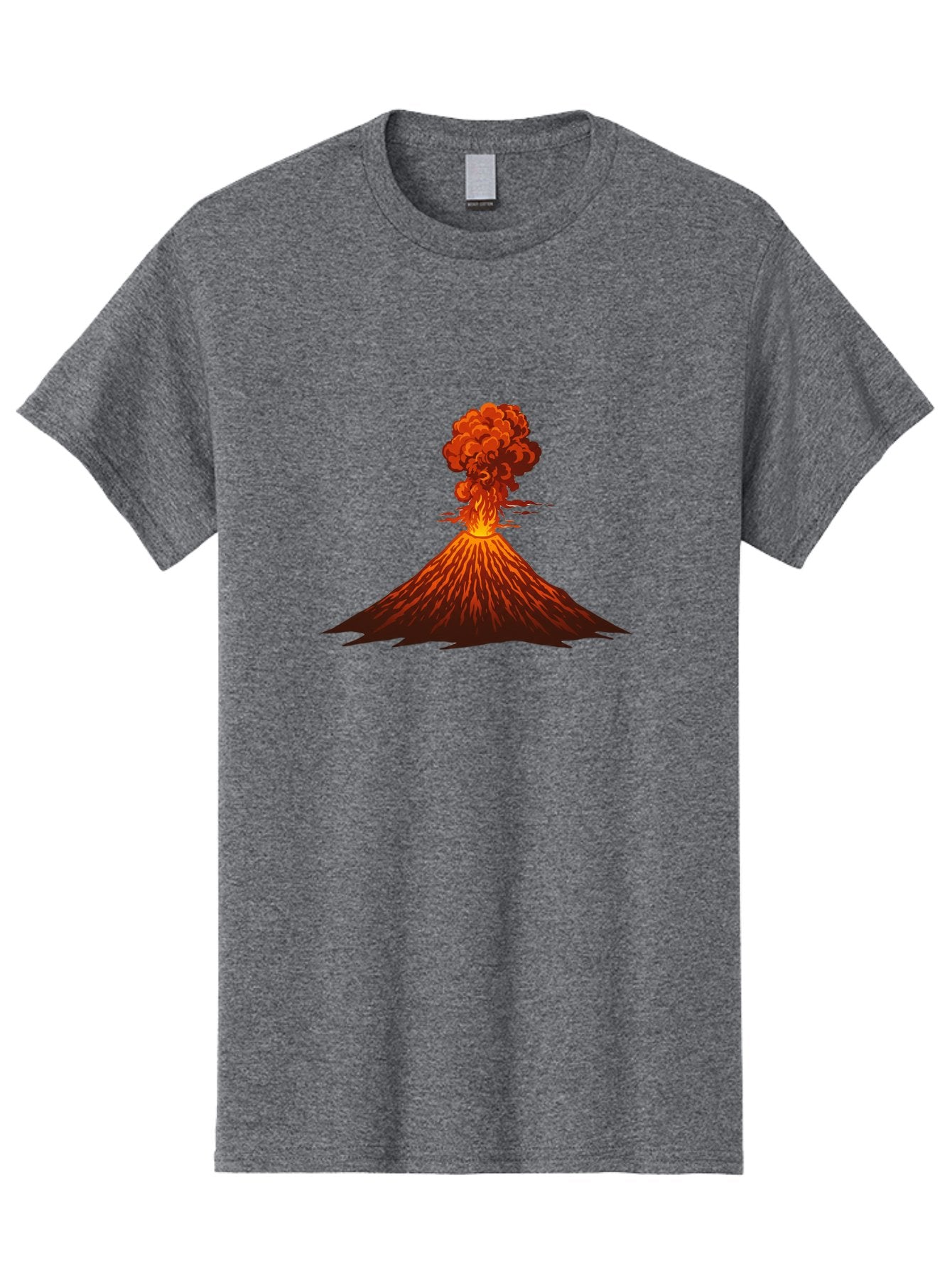 Volcano-Eruption Men'S Graphic Tee, 100% Cotton, Comfortable Casual Summer Wear, Machine Washable, Vintage Camera, Old Camera, Antique Camera, Black Camera, Classic Photography, Photography Equipment, Nostalgic Device, Film Camera, Camera Art Bai549