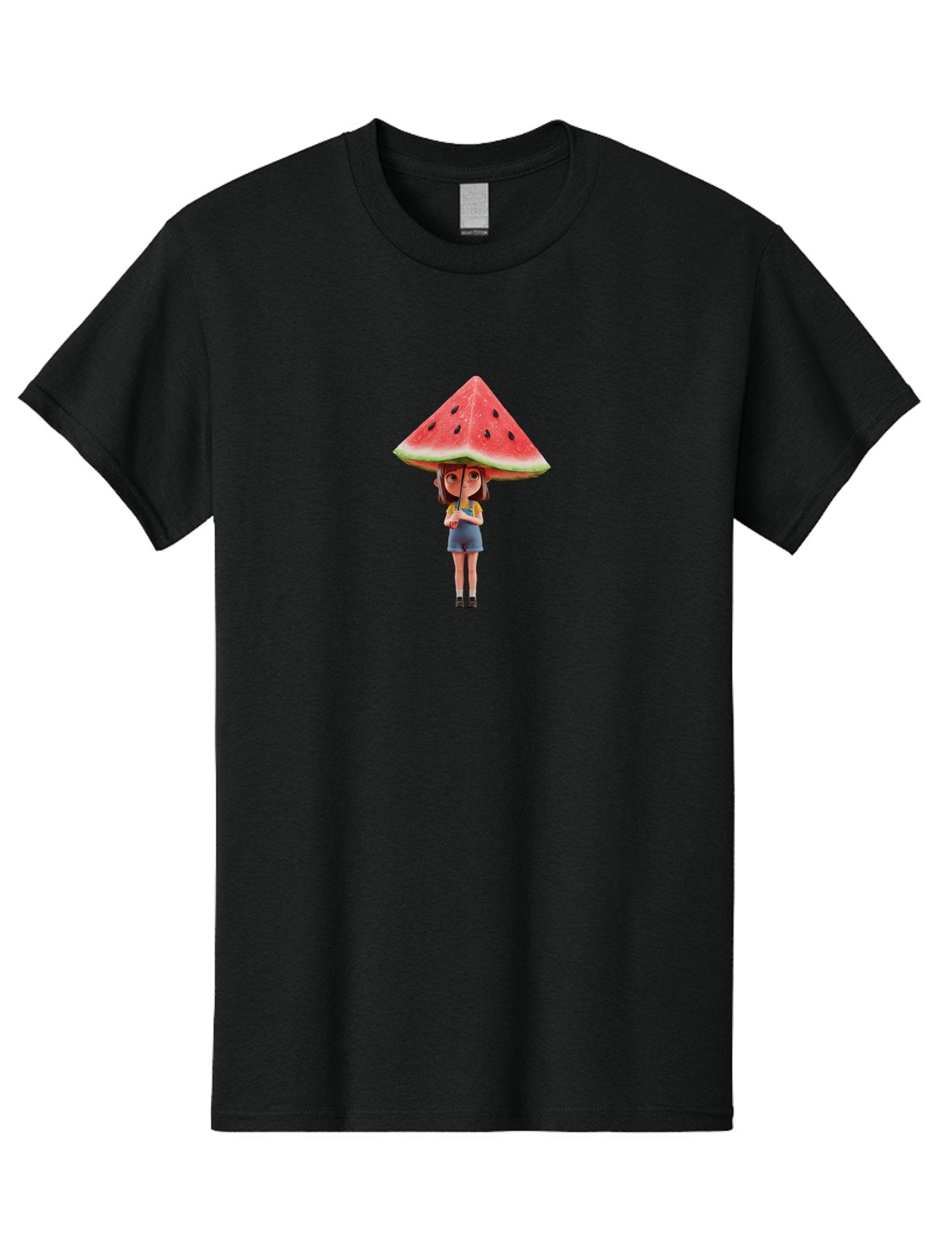 Watermelon-Umbrella-Girl Men'S Graphic Tee, 100% Cotton, Comfortable Casual Summer Wear, Machine Washable, Vintage Camera, Old Camera, Antique Camera, Black Camera, Classic Photography, Photography Equipment, Nostalgic Device, Film Camera, Bai556 5