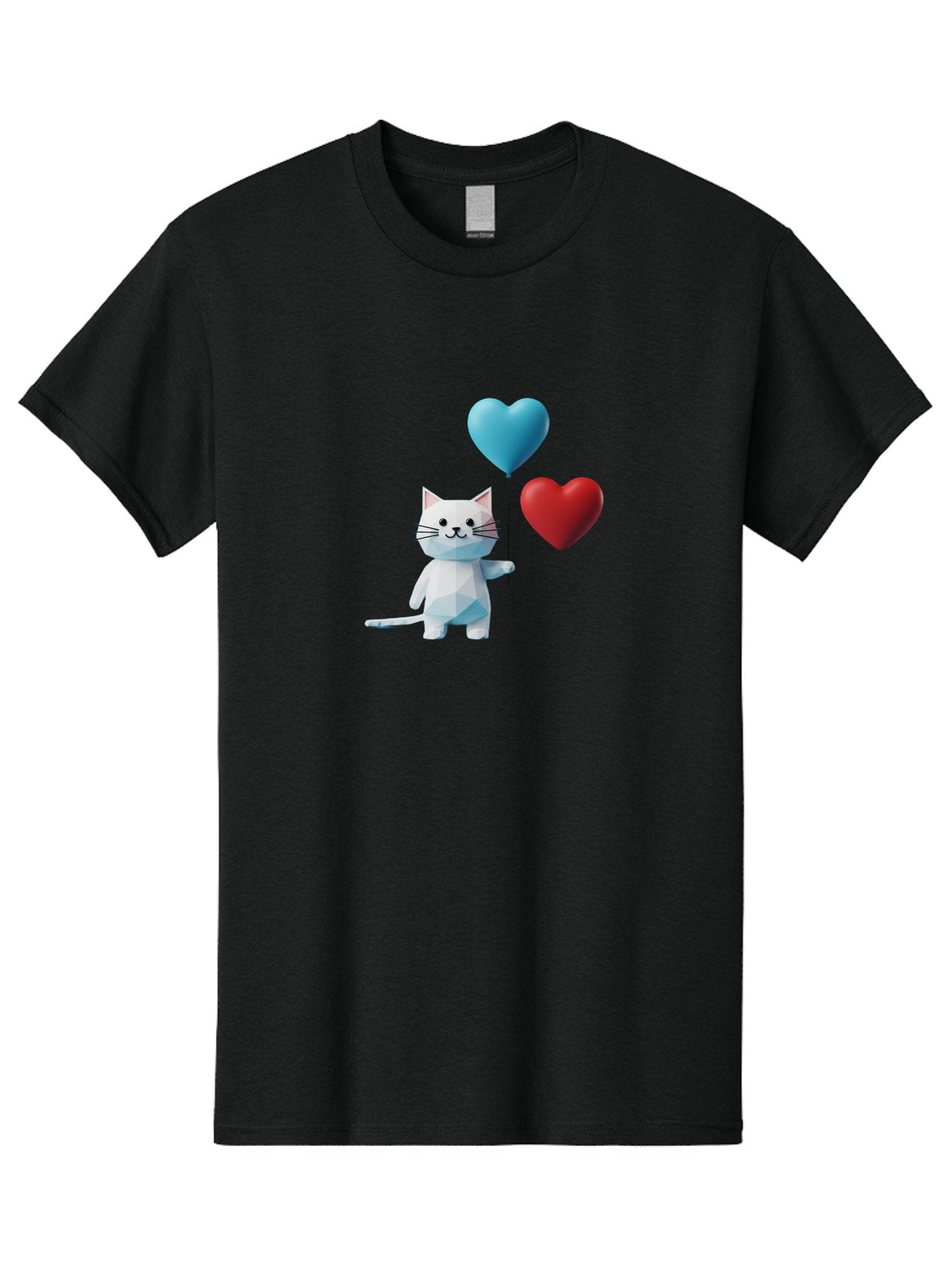 White-Cat-With-Heart-Balloons Men'S Graphic Tee, 100% Cotton, Comfortable Casual Summer Wear, Machine Washable, Vintage Camera, Old Camera, Antique Camera, Black Camera, Classic Photography, Photography Equipment, Nostalgic Device, Bai558
