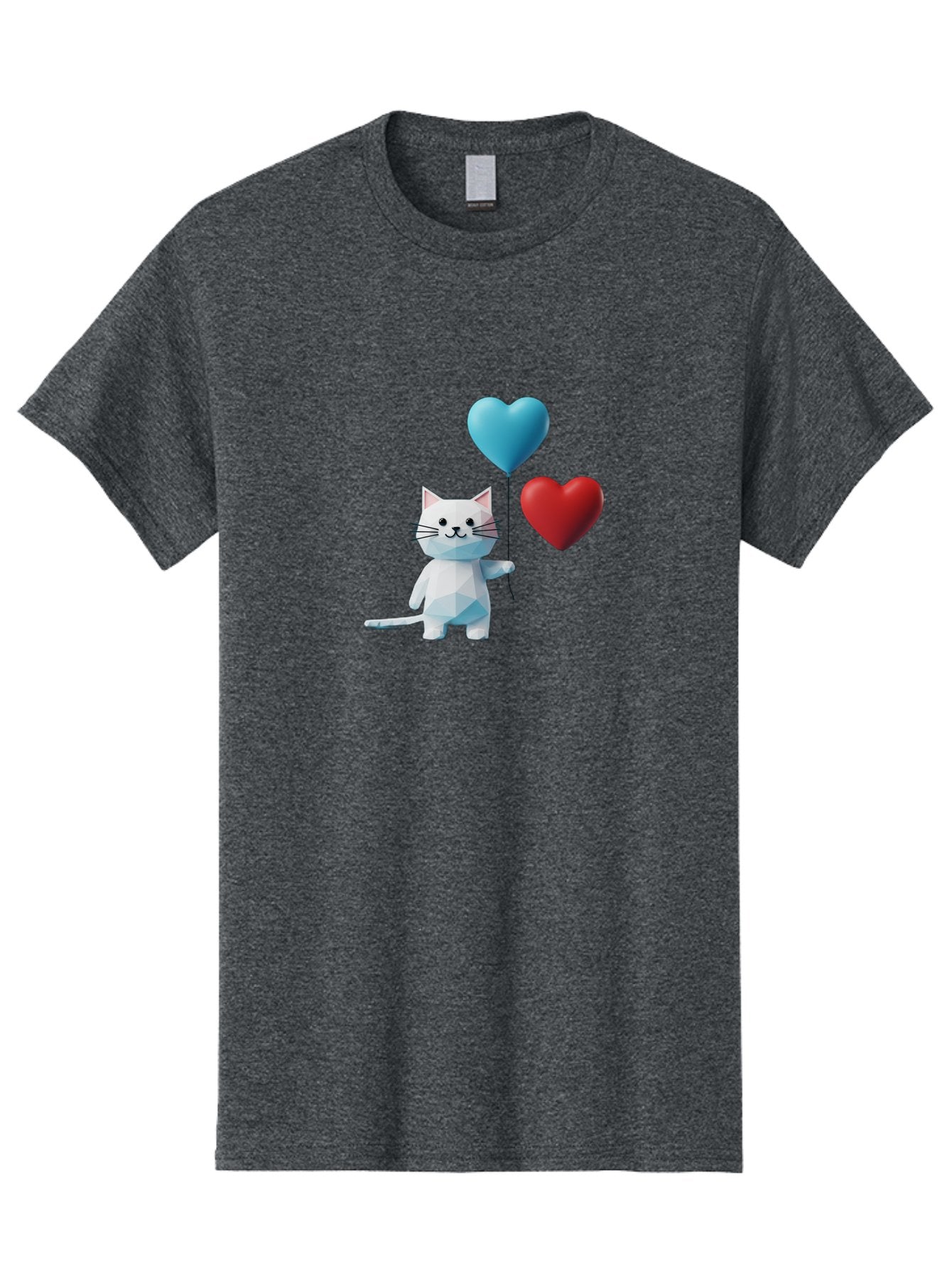 White-Cat-With-Heart-Balloons Men'S Graphic Tee, 100% Cotton, Comfortable Casual Summer Wear, Machine Washable, Vintage Camera, Old Camera, Antique Camera, Black Camera, Classic Photography, Photography Equipment, Nostalgic Device, Bai558 8