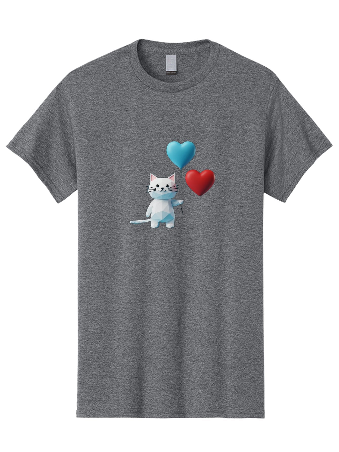White-Cat-With-Heart-Balloons Men'S Graphic Tee, 100% Cotton, Comfortable Casual Summer Wear, Machine Washable, Vintage Camera, Old Camera, Antique Camera, Black Camera, Classic Photography, Photography Equipment, Nostalgic Device, Bai558 4